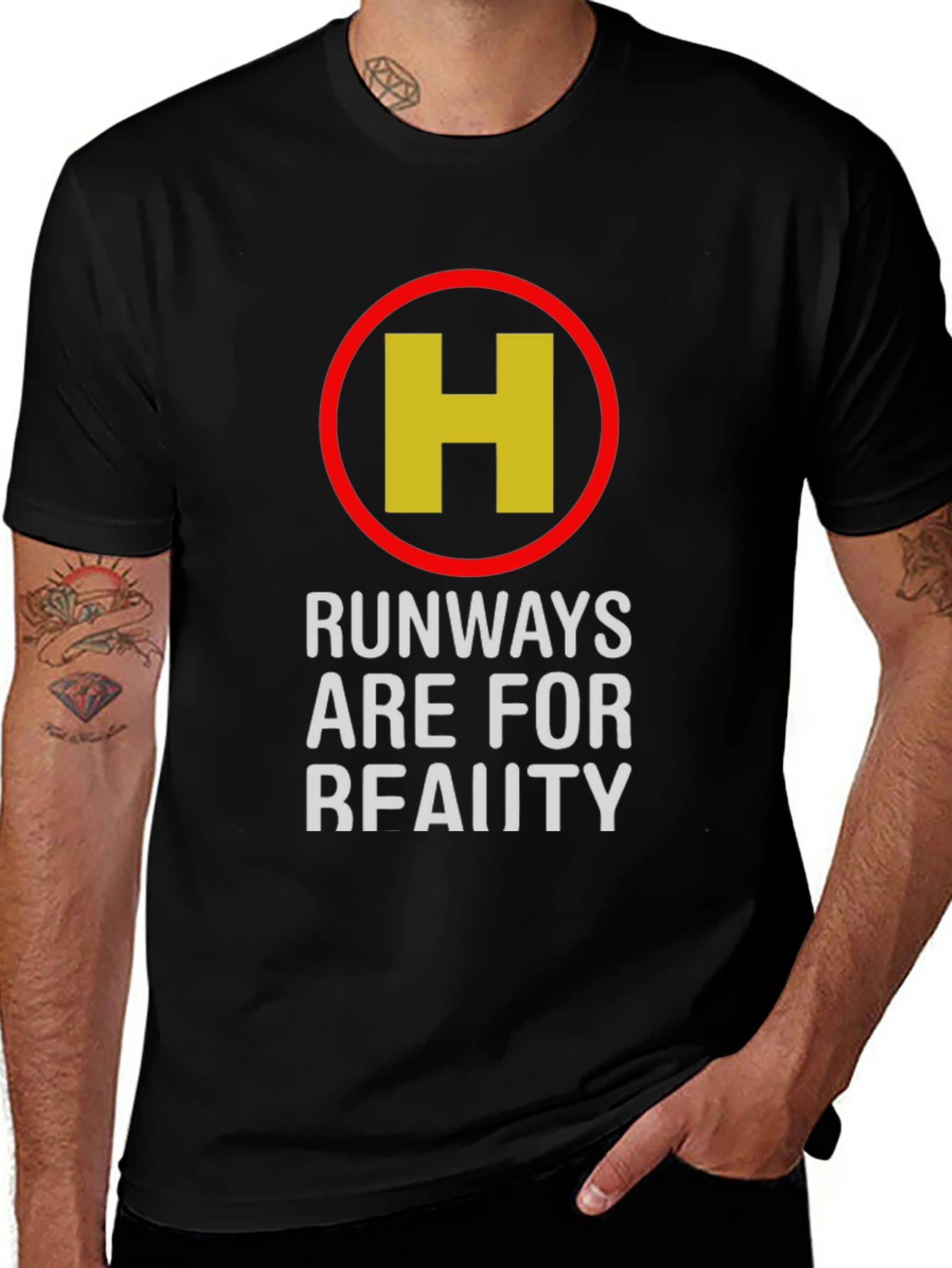 Variant 20 of Runways are for Reality T-Shirt
