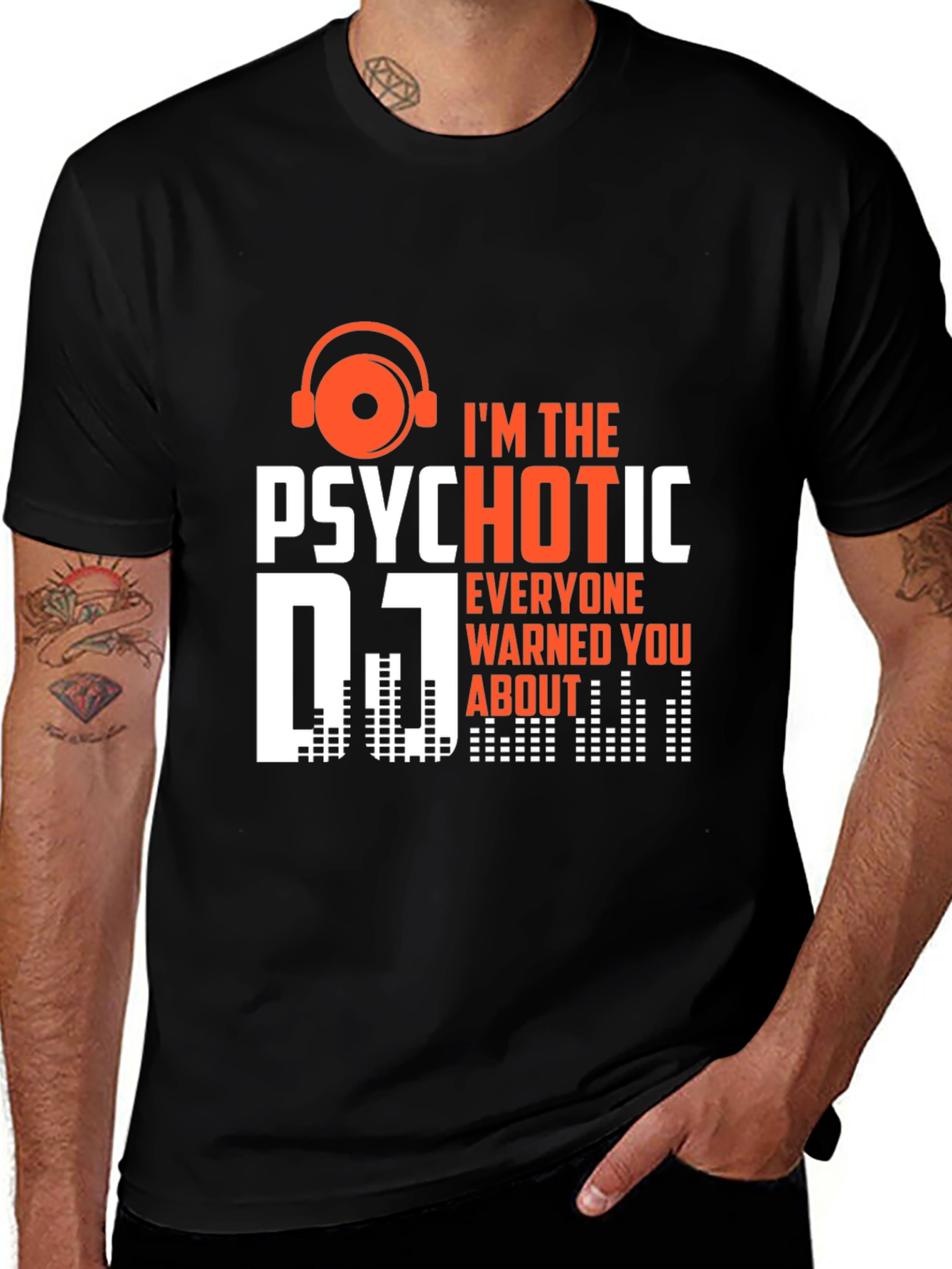 Psychotic DJ T-Shirt - Funny Music Lover Tee
