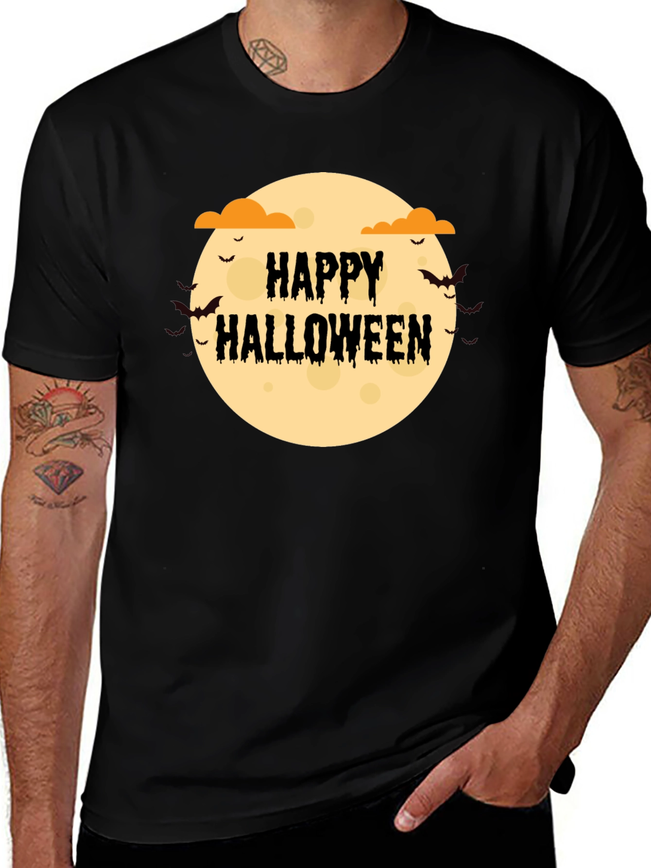 Variant 8 of Happy Halloween Graphic Tee