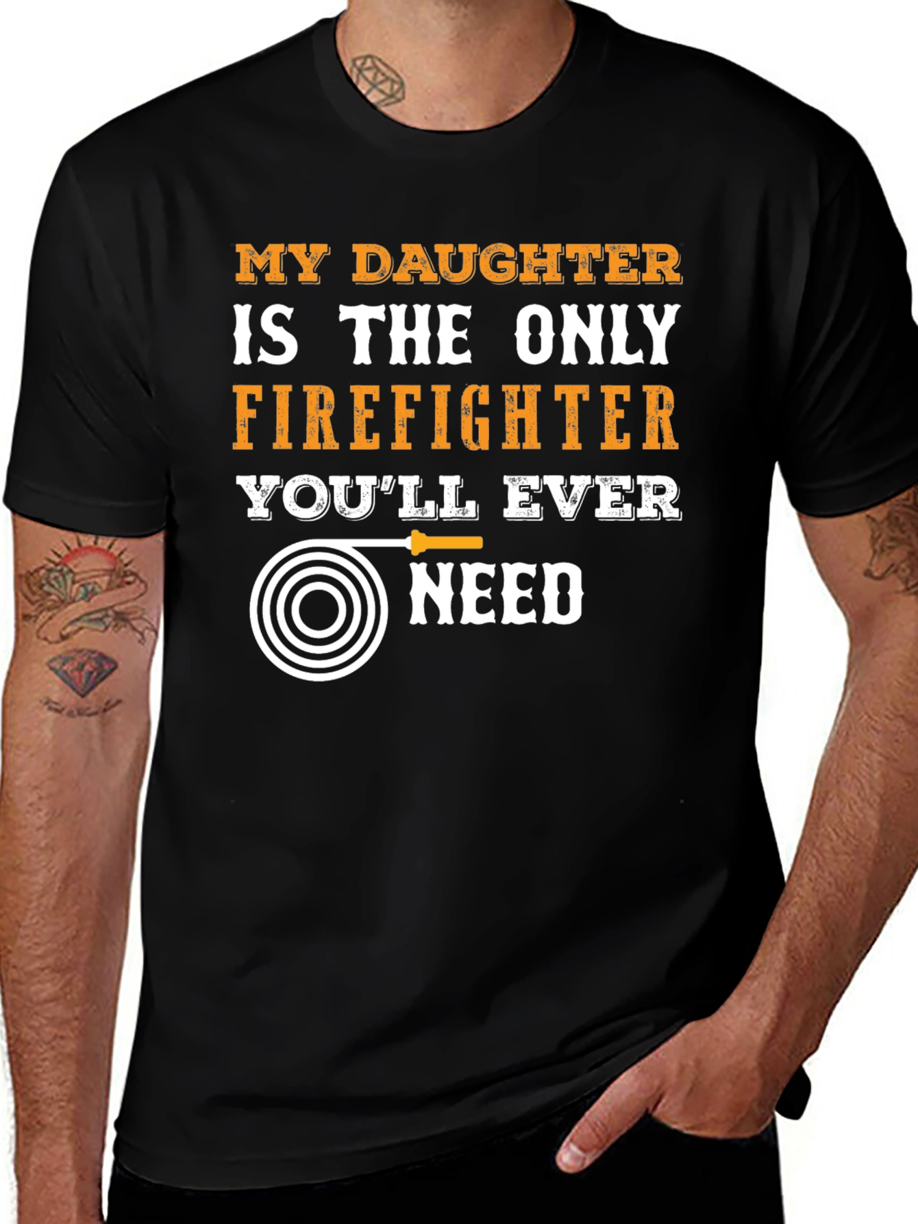 Variant 10 of Firefighter's Daughter T-Shirt - Heroic Pride Tee