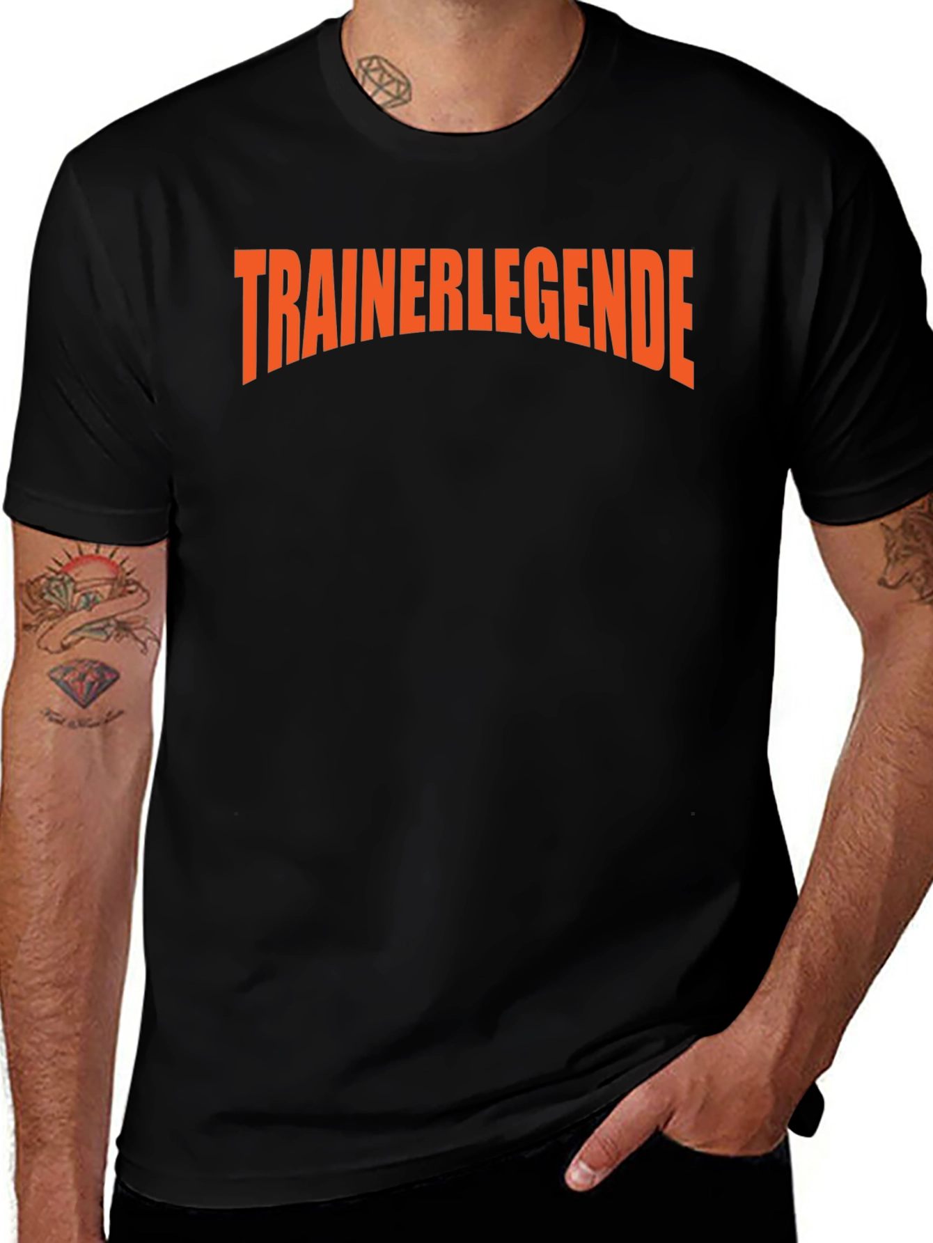 Variant 22 of Trainerlegende Black Graphic Tee