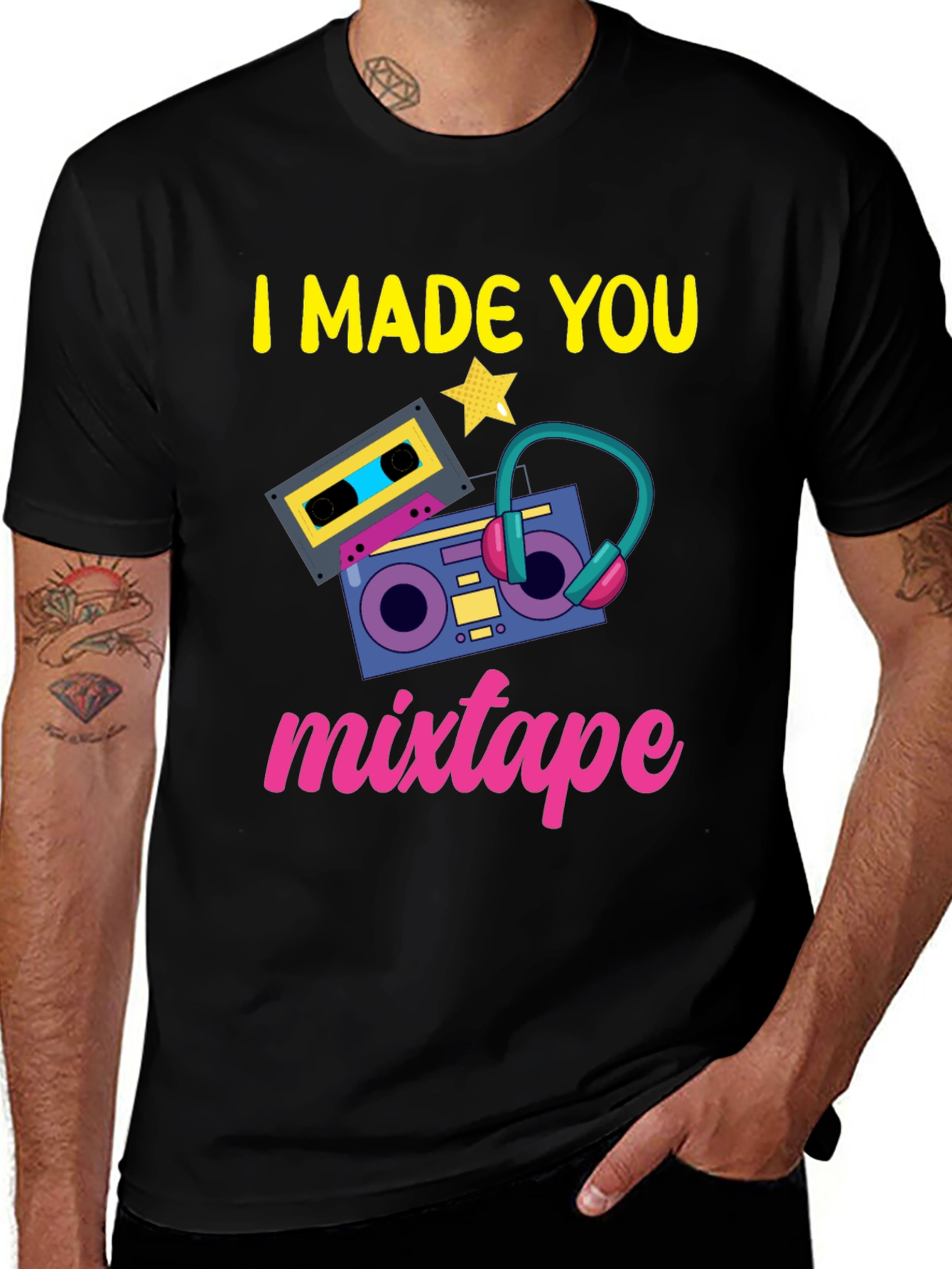 Variant 2 of I Made You Mixtape Graphic T-Shirt