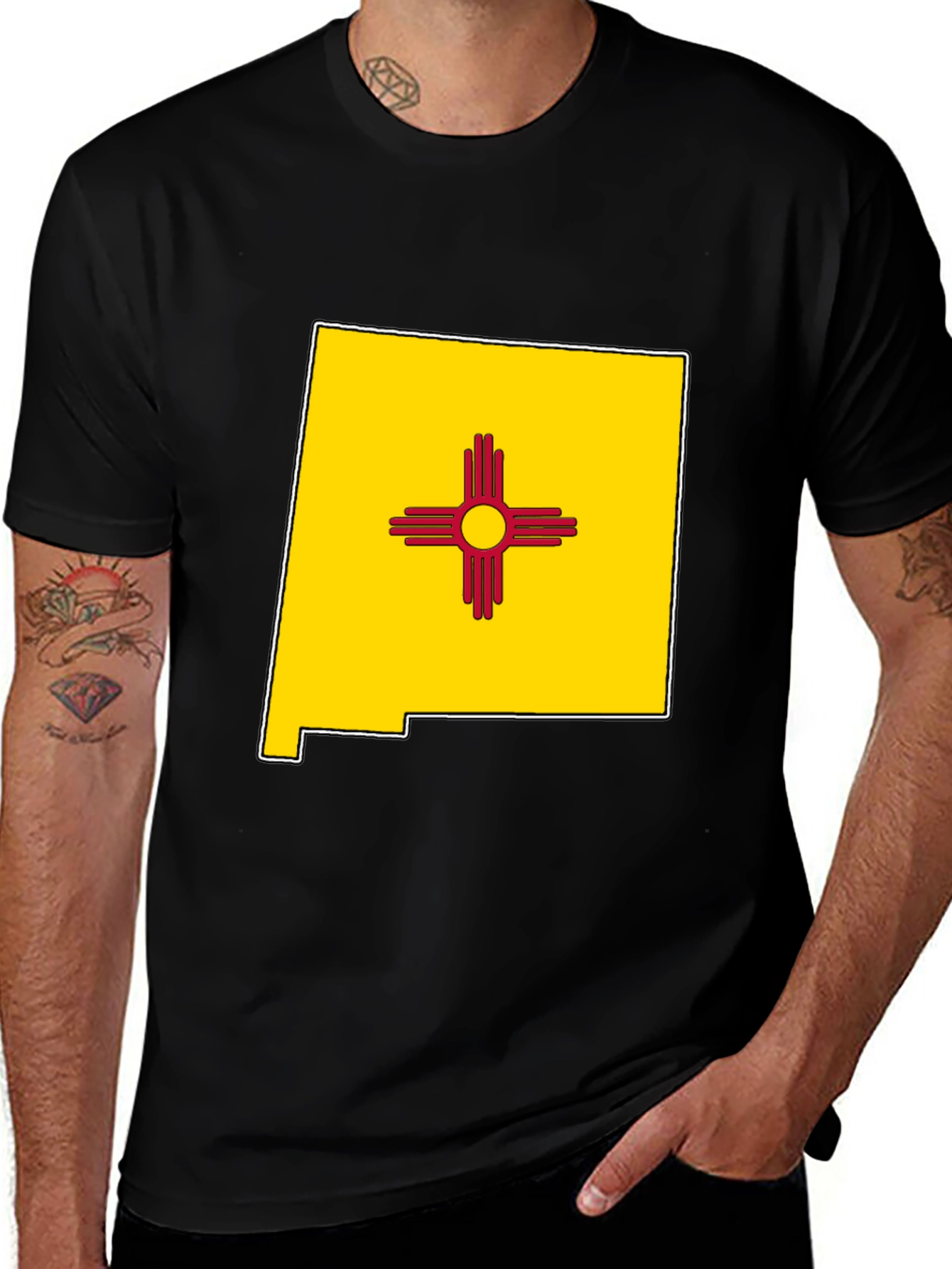 Variant 30 of New Mexico Flag T-Shirt - State Pride Tee