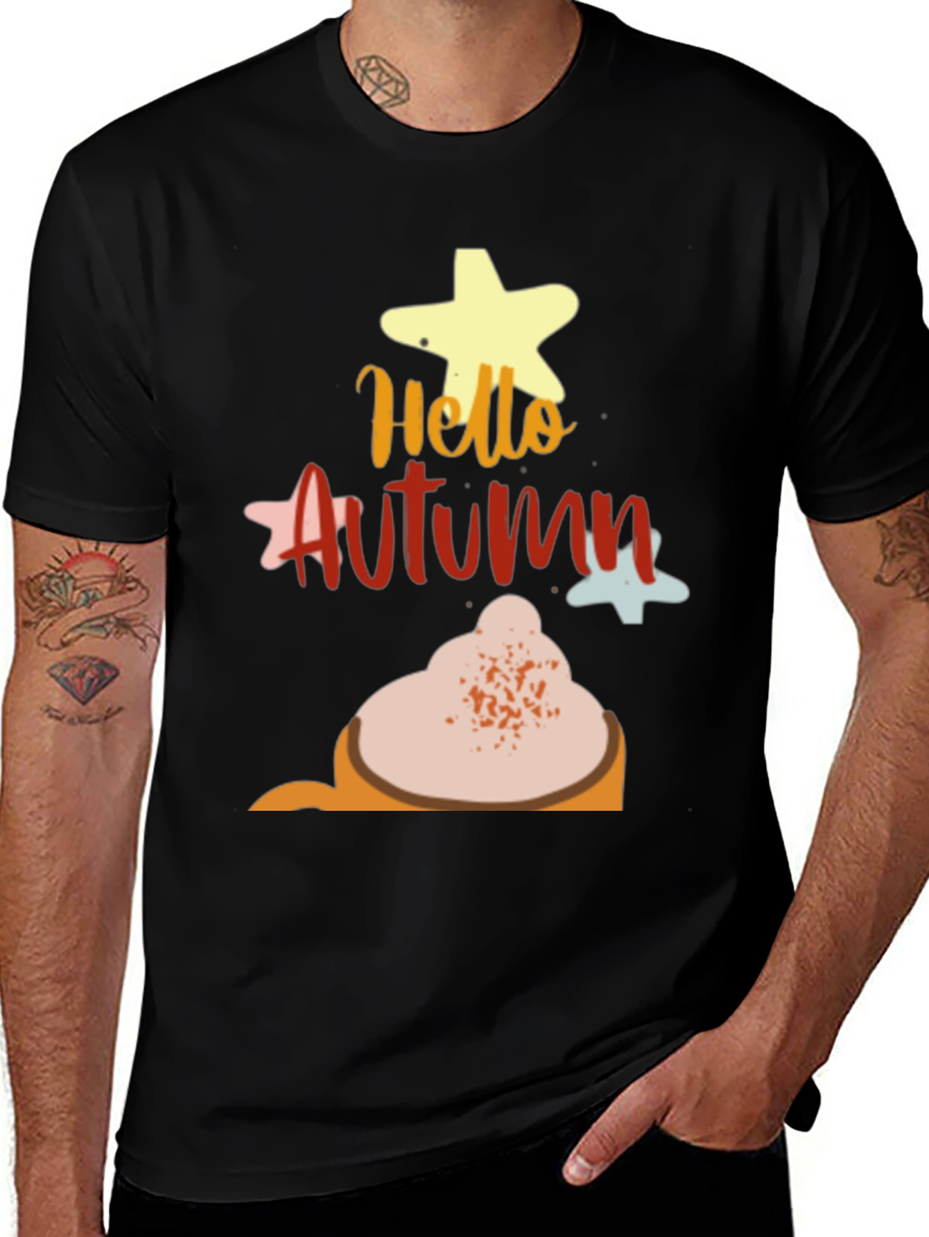 Variant 10 of Hello Autumn T-Shirt - Fall Seasonal Tee