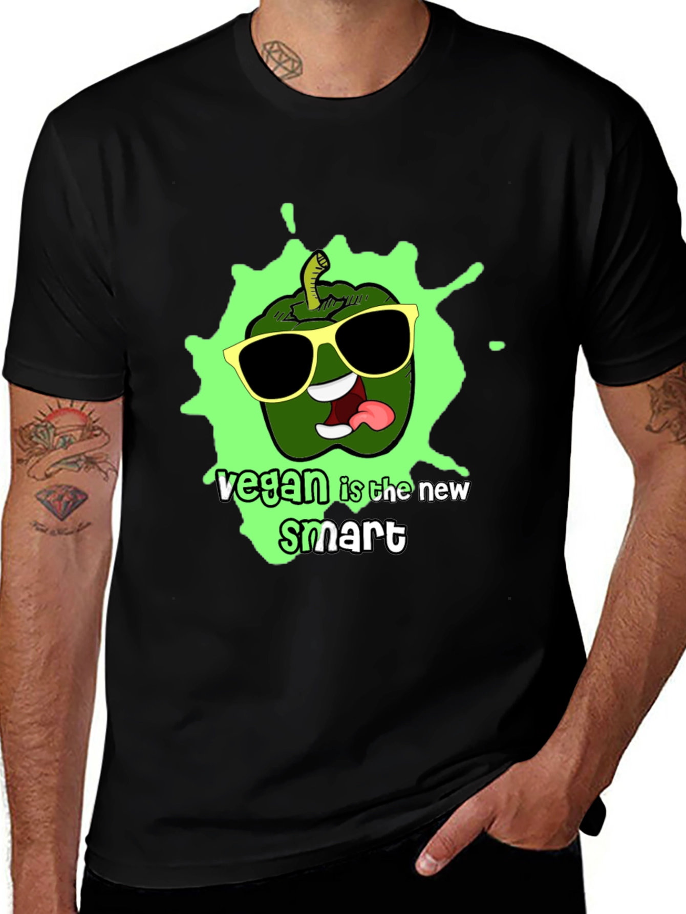 Variant 27 of Vegan is the New Smart T-Shirt, Cool Pepper