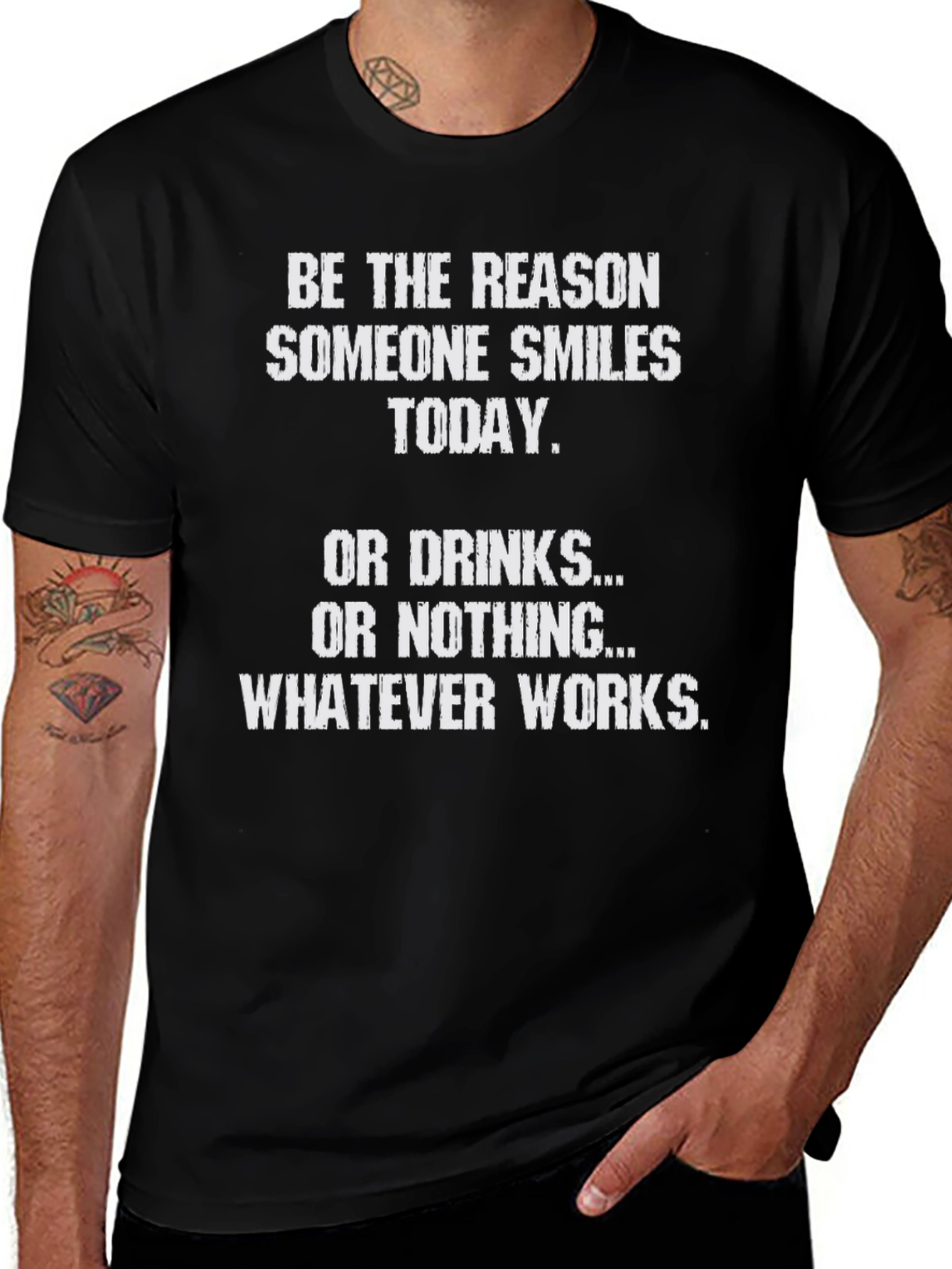 Variant 3 of Smile Reason T-Shirt: Drinks or Nothing!