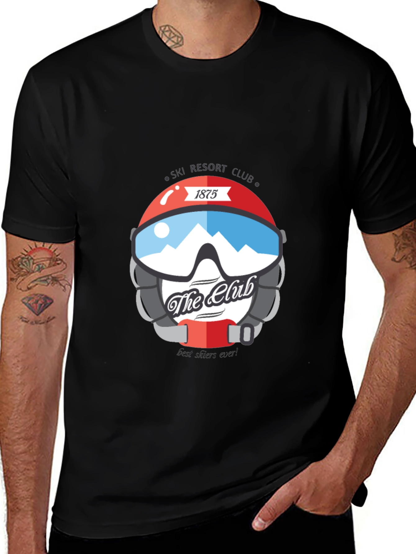 Variant 7 of Ski Resort Club Graphic T-Shirt