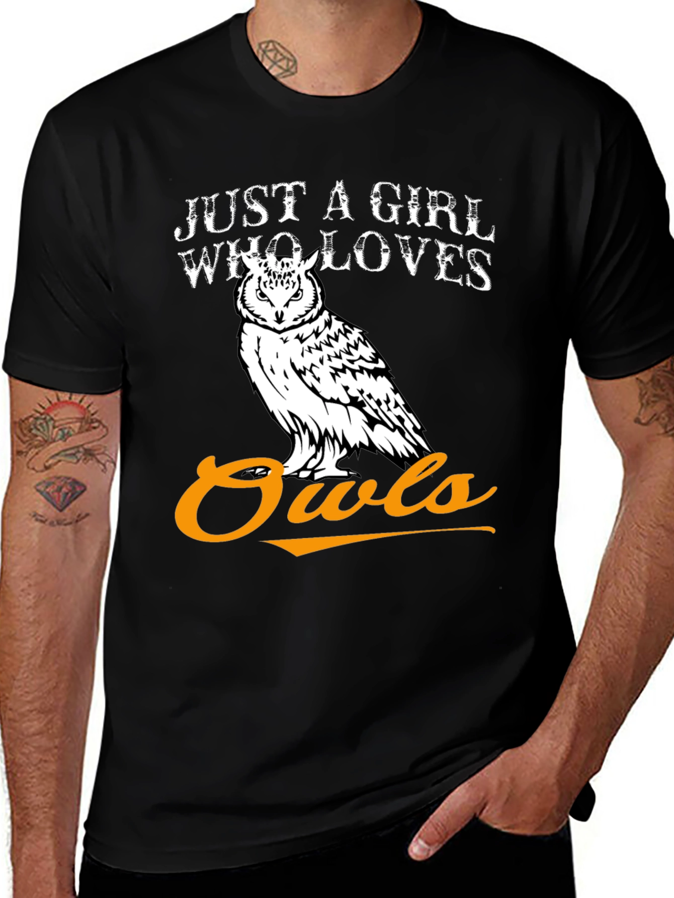 Just a Girl Who Loves Owls T-Shirt