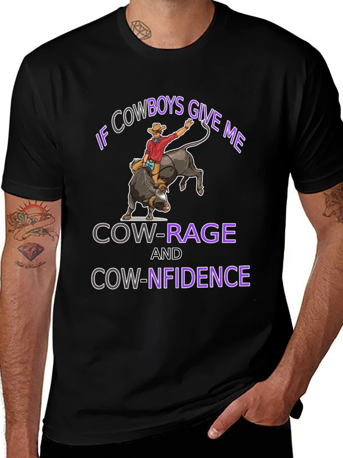 Variant 25 of Cowboy Humor Graphic Tee