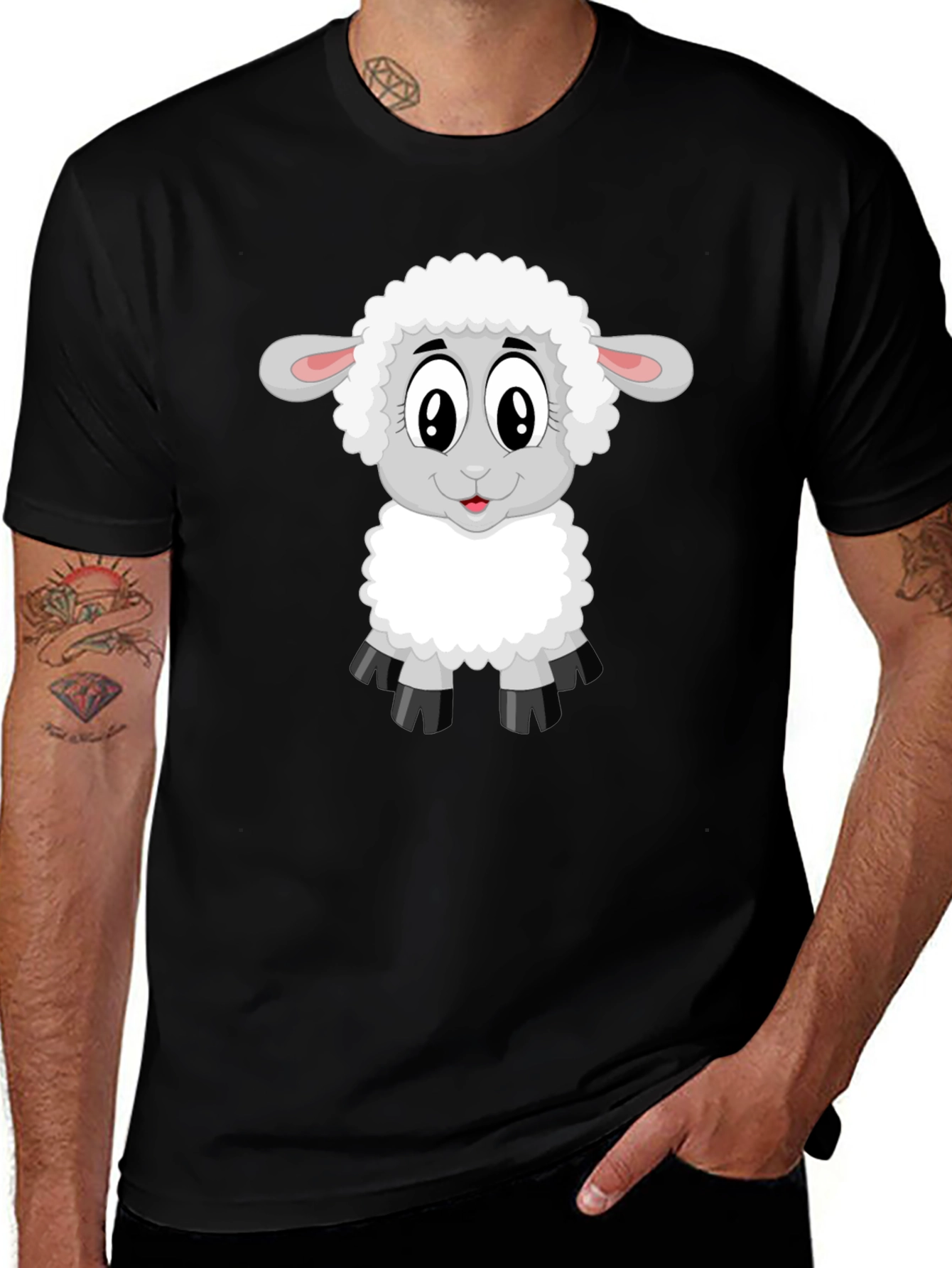 Variant 24 of Cute Sheep Graphic Tee