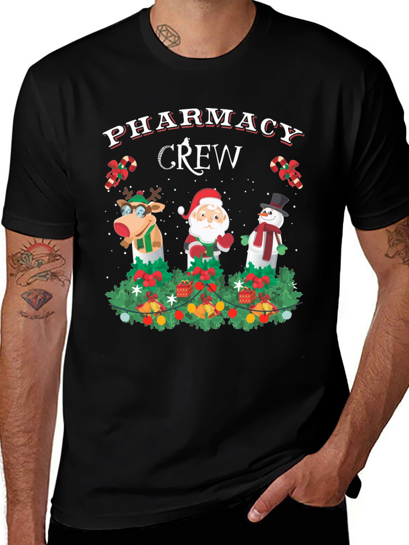 Pharmacy Crew Holiday T-Shirt