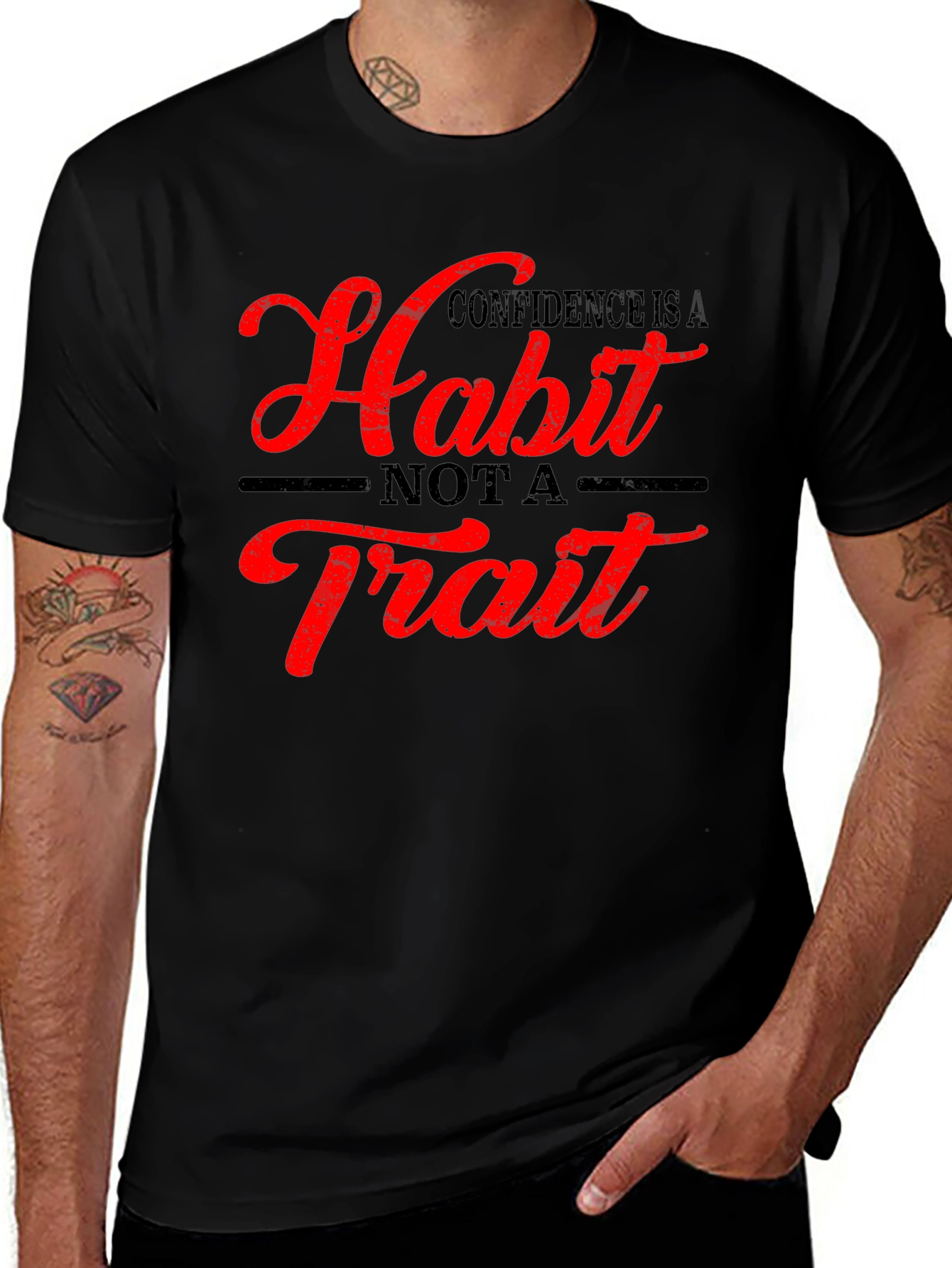Confidence is a Habit Graphic T-Shirt