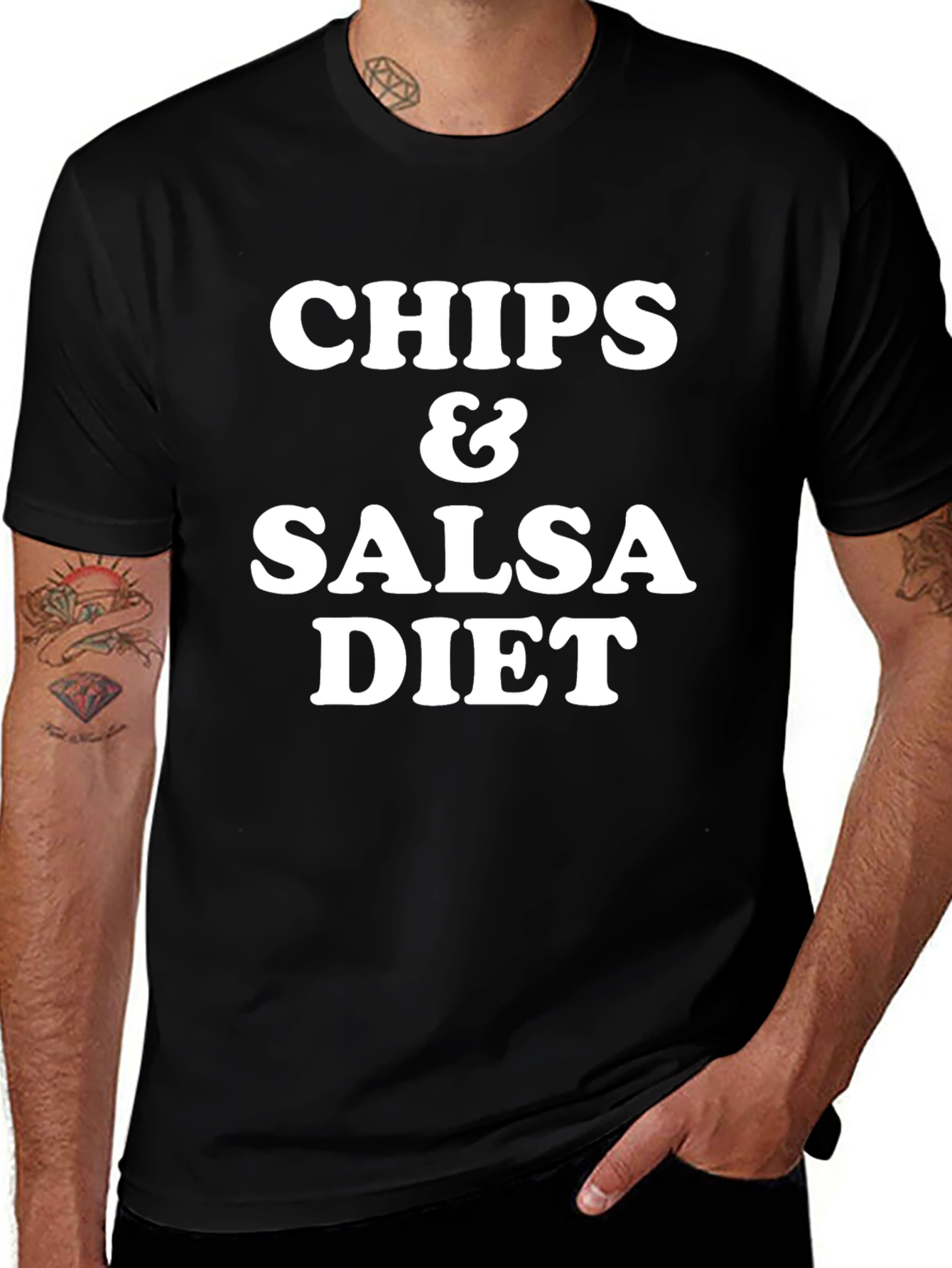 Variant 20 of Chips & Salsa Diet Graphic T-Shirt