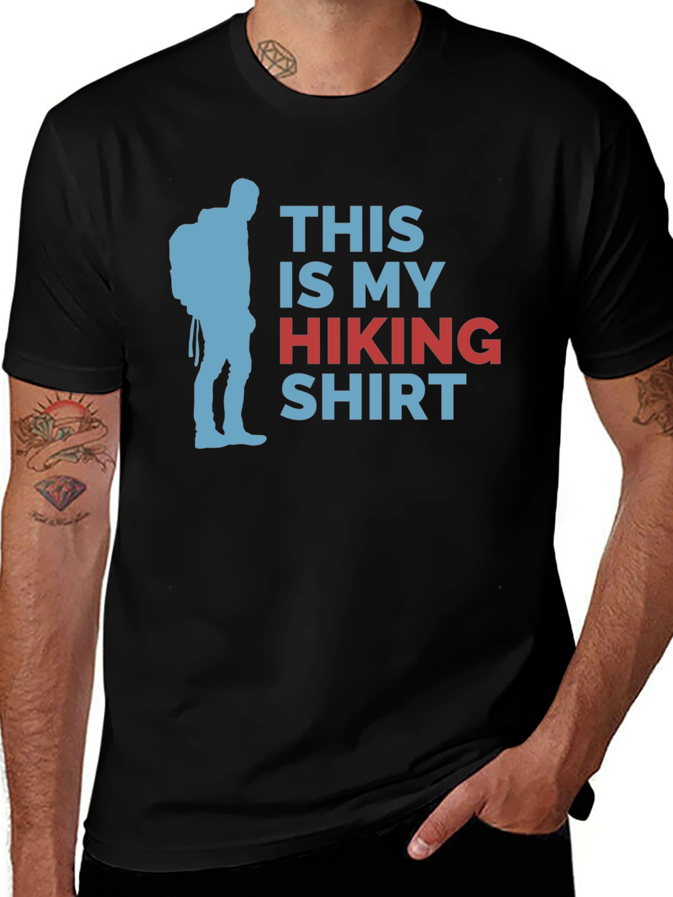 Variant 6 of Hiking Shirt - "This Is My Hiking Shirt" T-Shirt