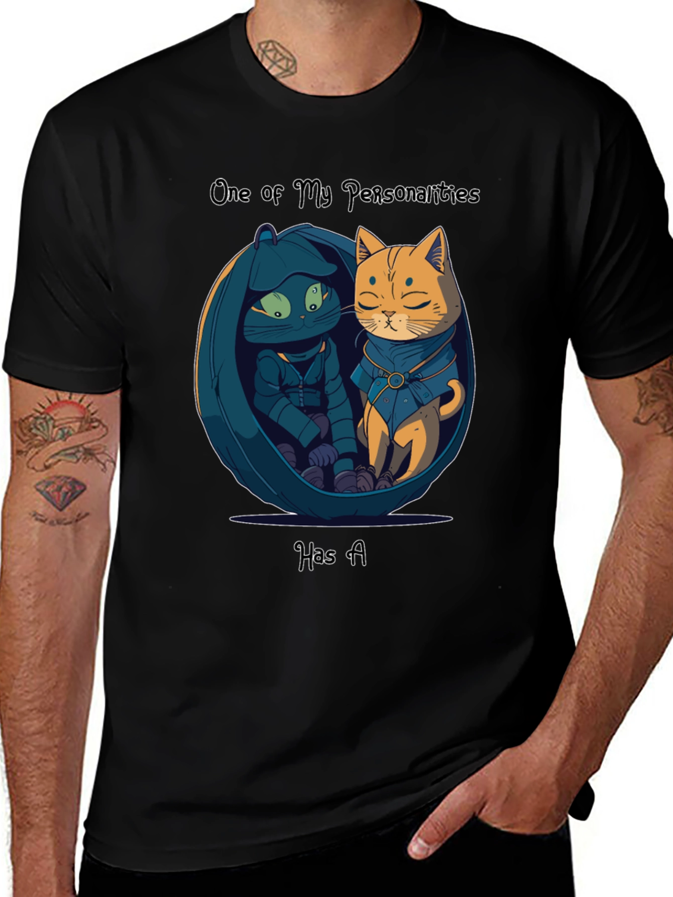 Variant 24 of One of My Personalities Has A Cat T-Shirt