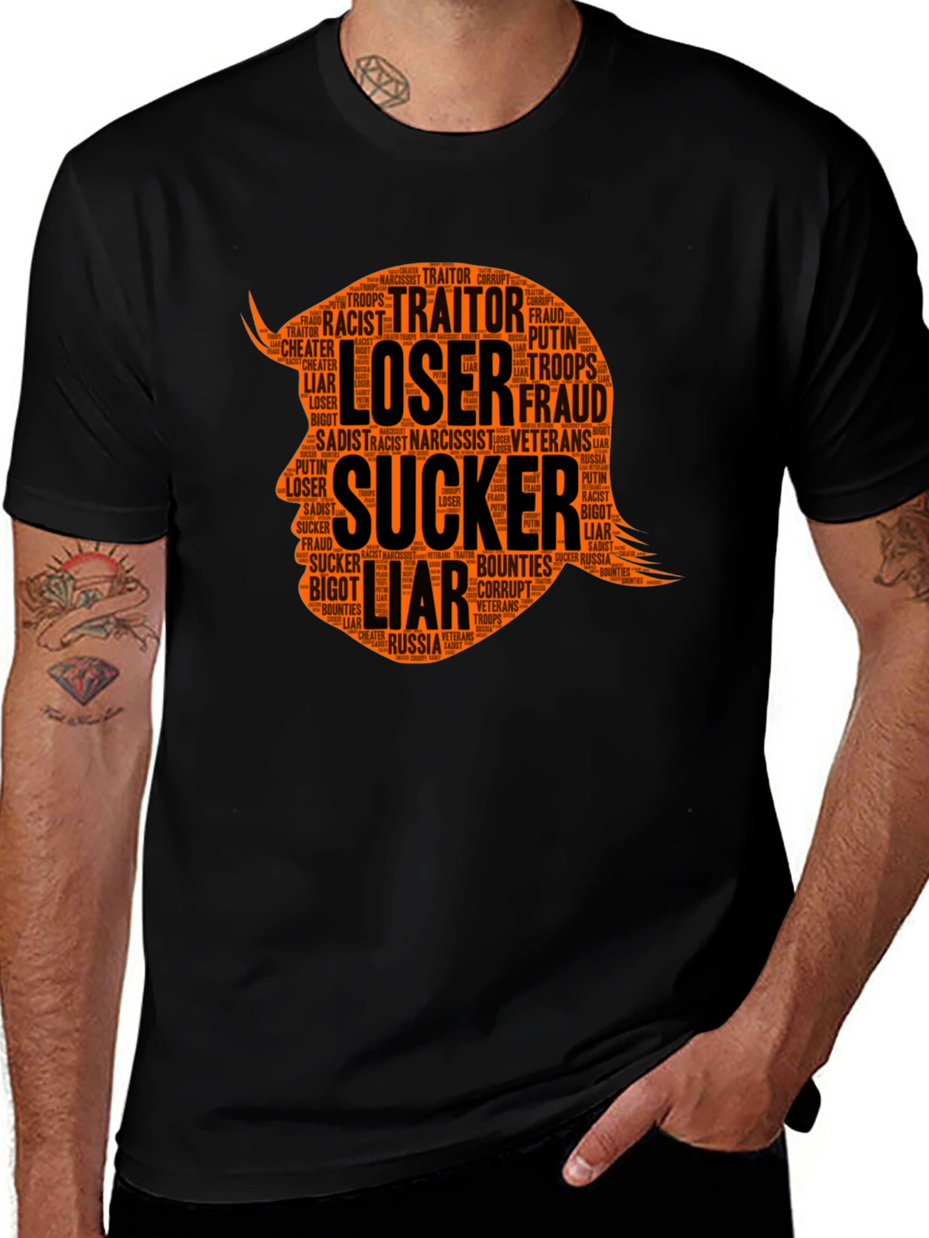 Variant 5 of Anti-Trump Sucker Liar T-Shirt