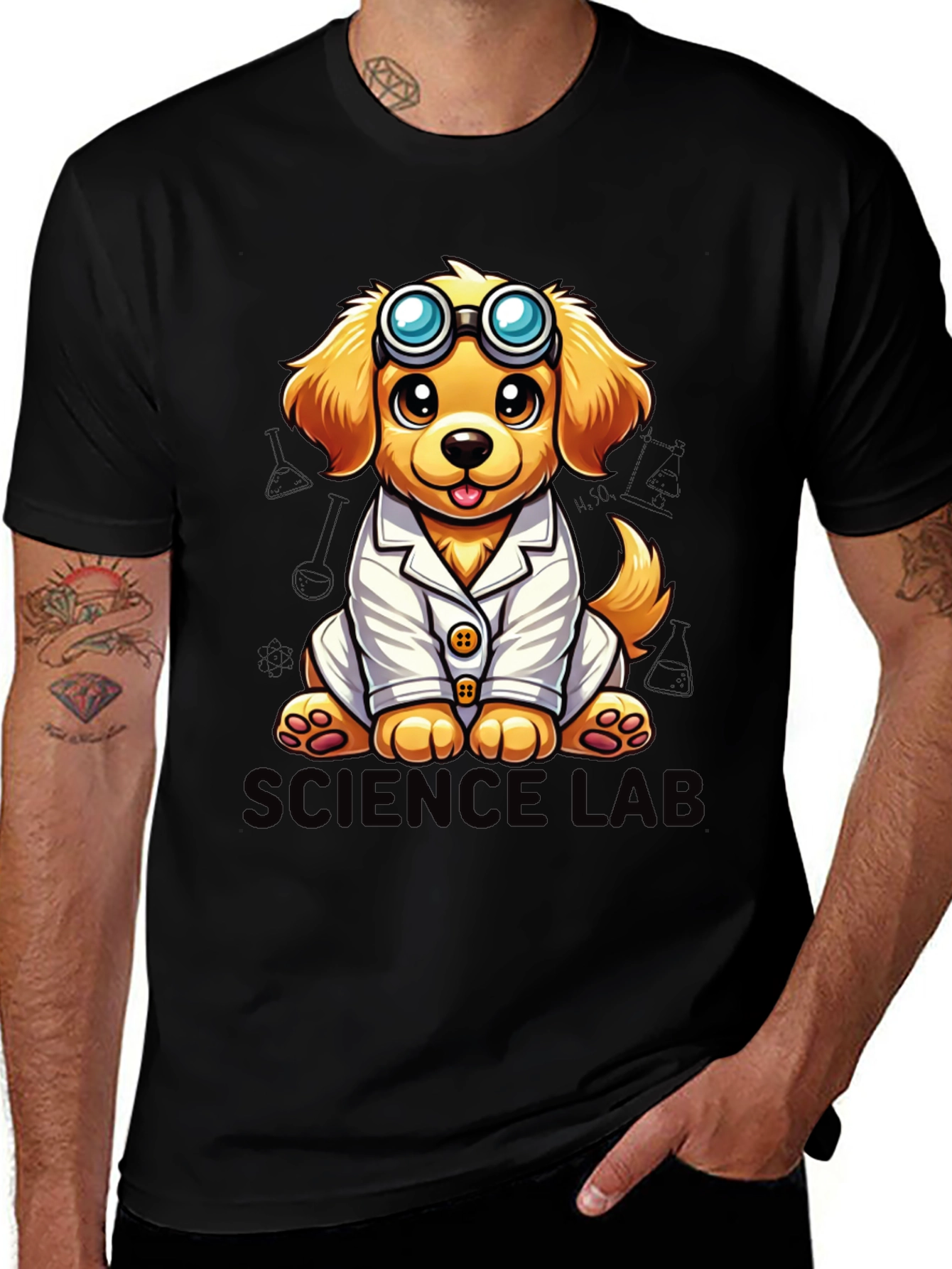 Variant 16 of Science Lab Dog T-Shirt