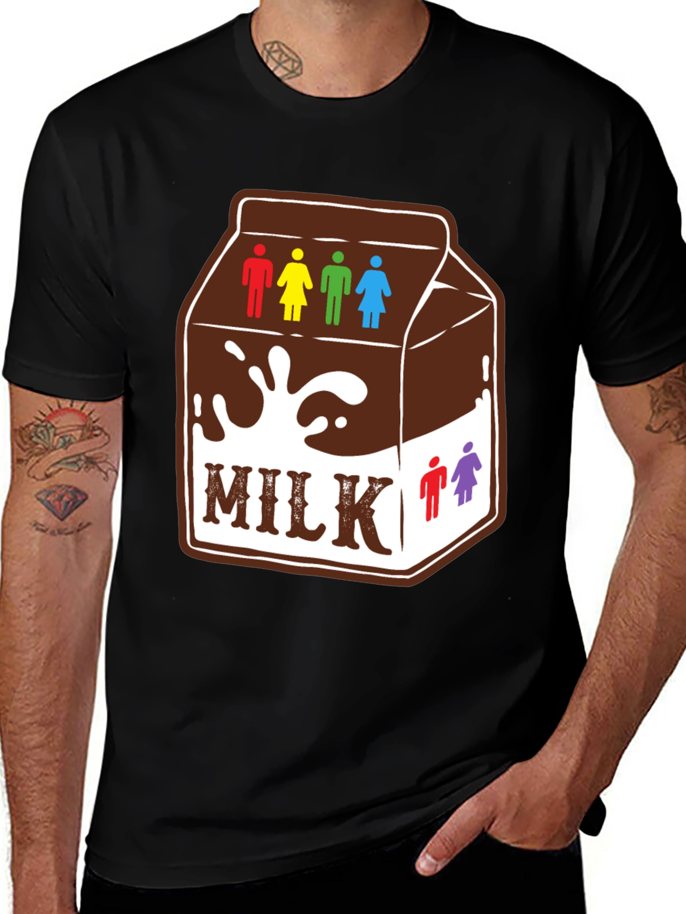 Variant 25 of Chocolate Milk Carton Unisex T-Shirt