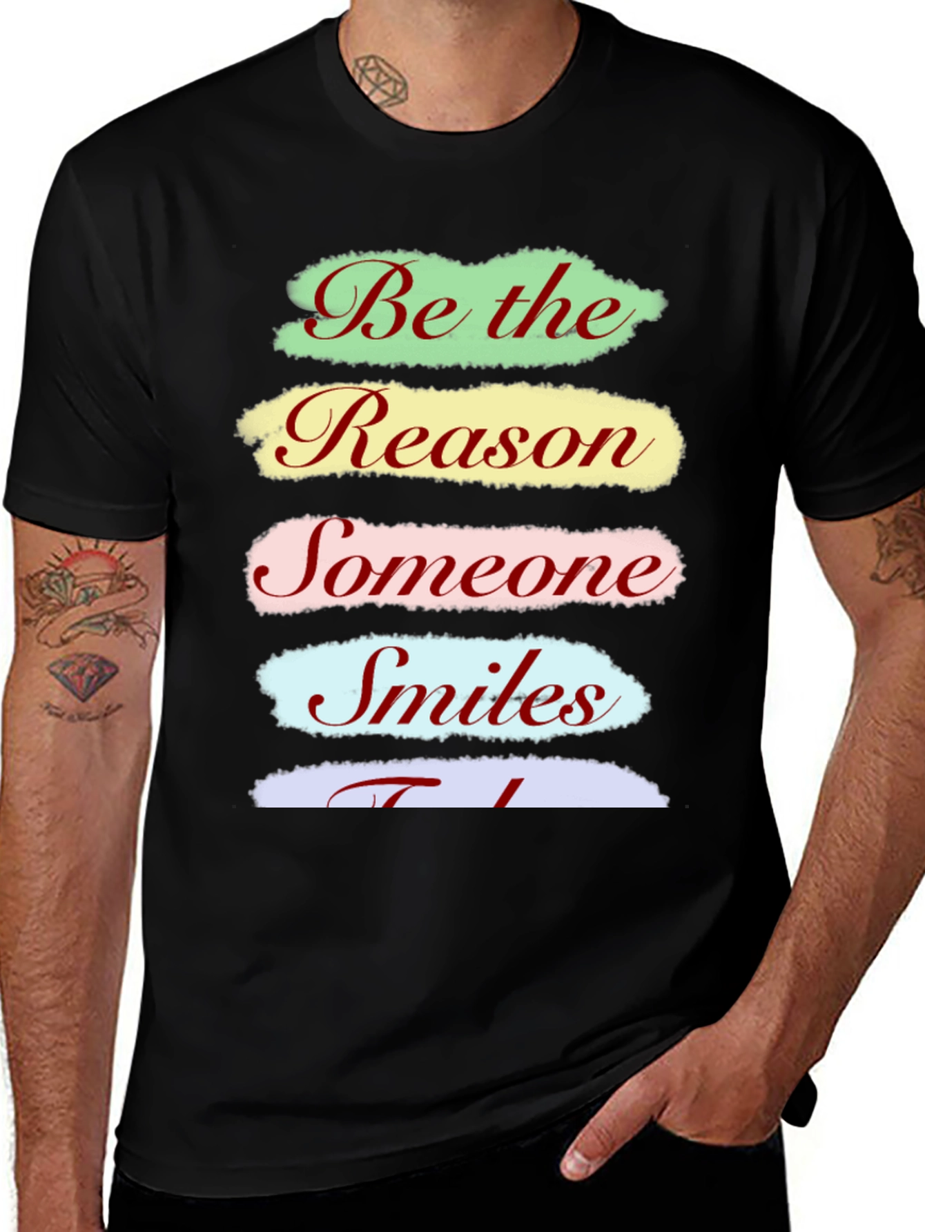 Variant 11 of Inspirational Quote T-Shirt - Be the Reason Someone Smiles