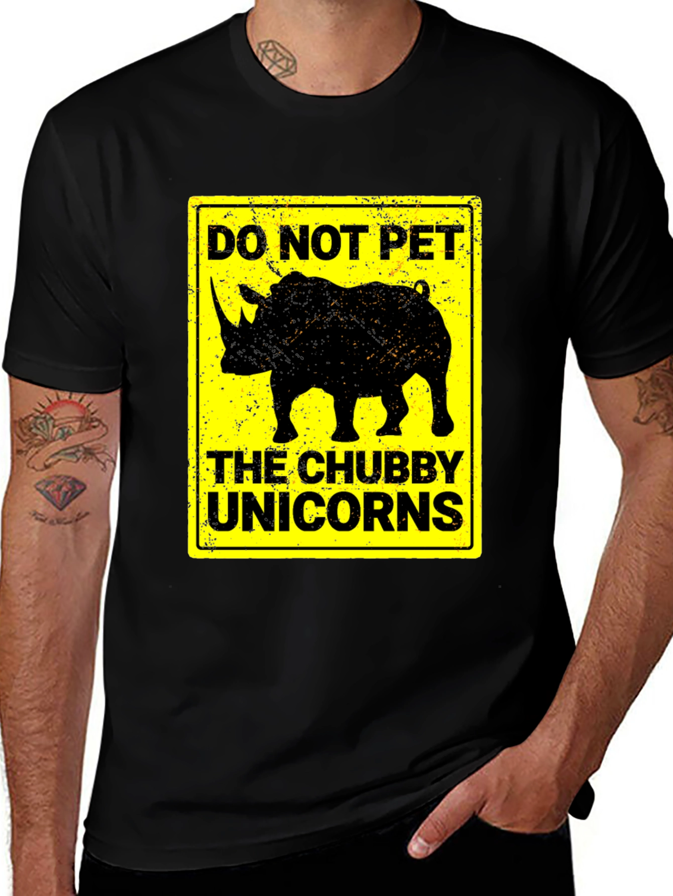 Variant 21 of Do Not Pet The Chubby Unicorns T-Shirt