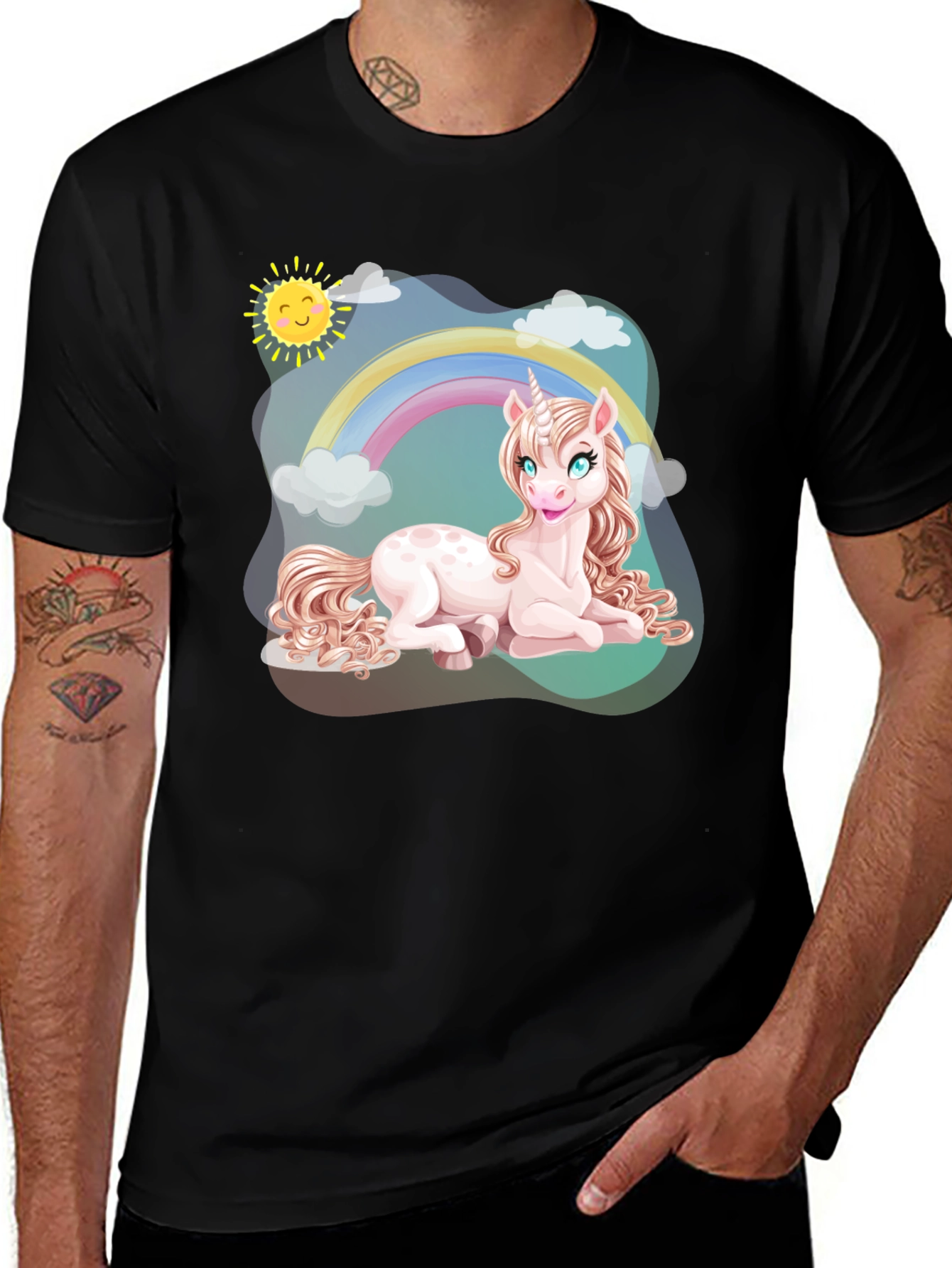 Variant 18 of Unicorn Rainbow T-Shirt - Magical Graphic Tee