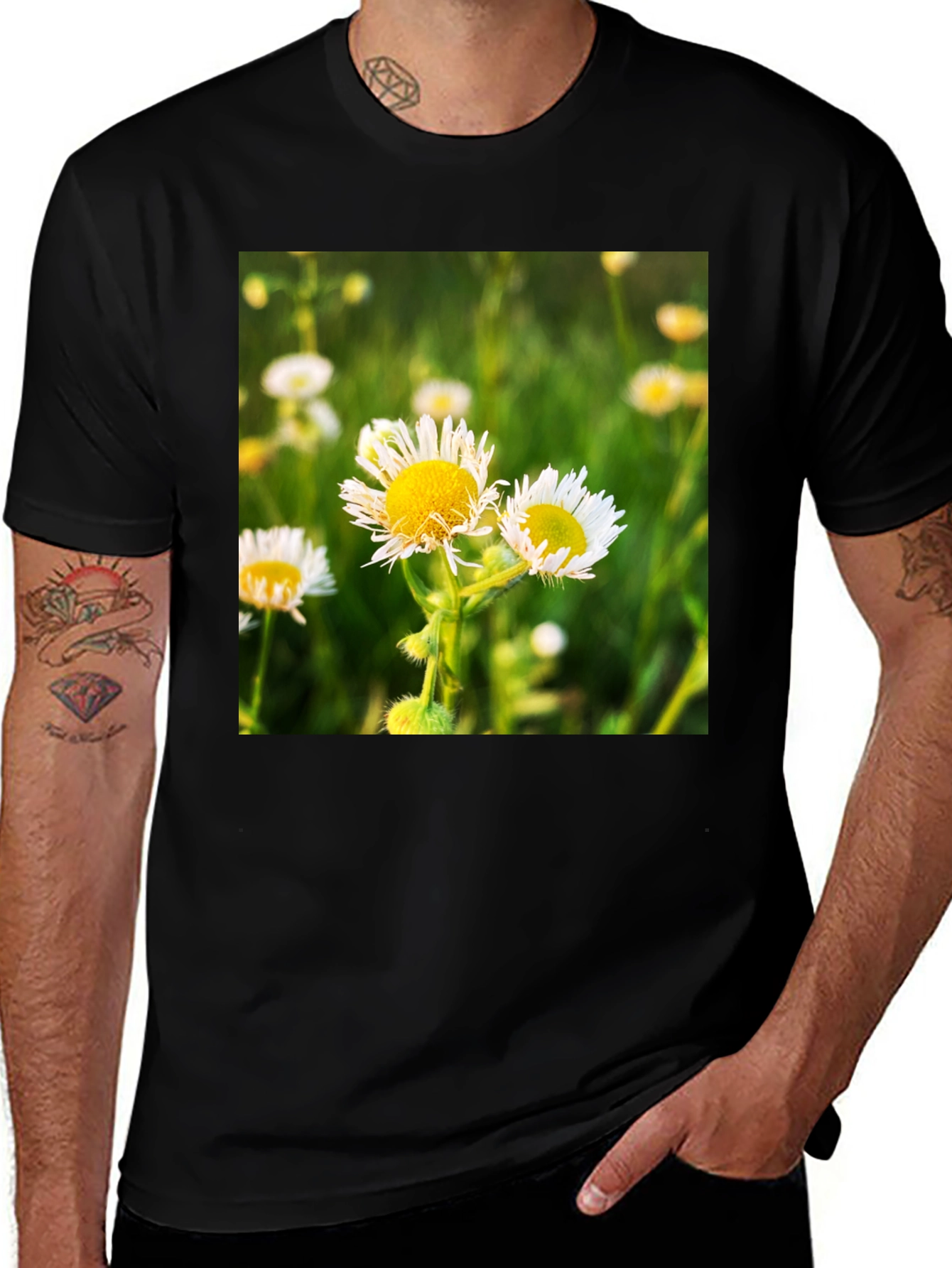 Variant 8 of Daisy Flower T-Shirt