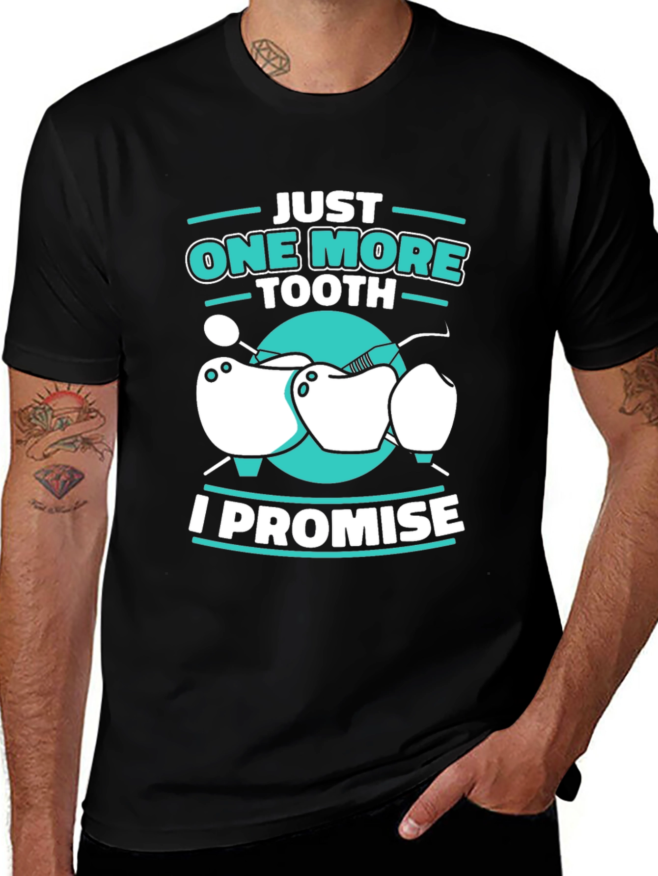 Variant 24 of One More Tooth T-Shirt, Dentist Humor
