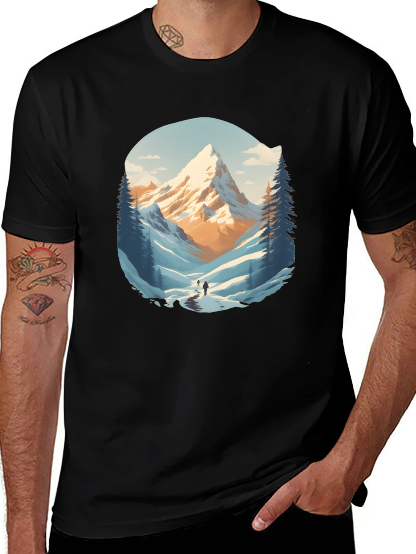 Variant 7 of Mountain Vista Graphic Tee