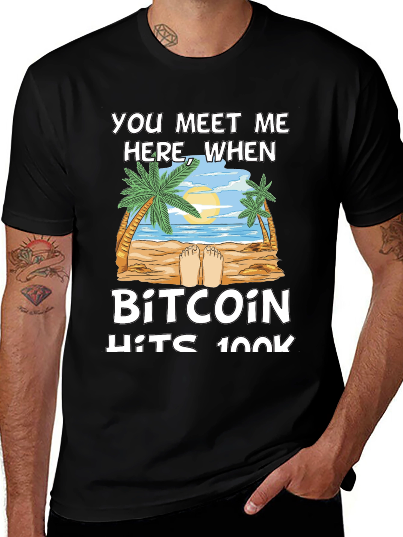 Variant 12 of Bitcoin Hits 100k T-Shirt