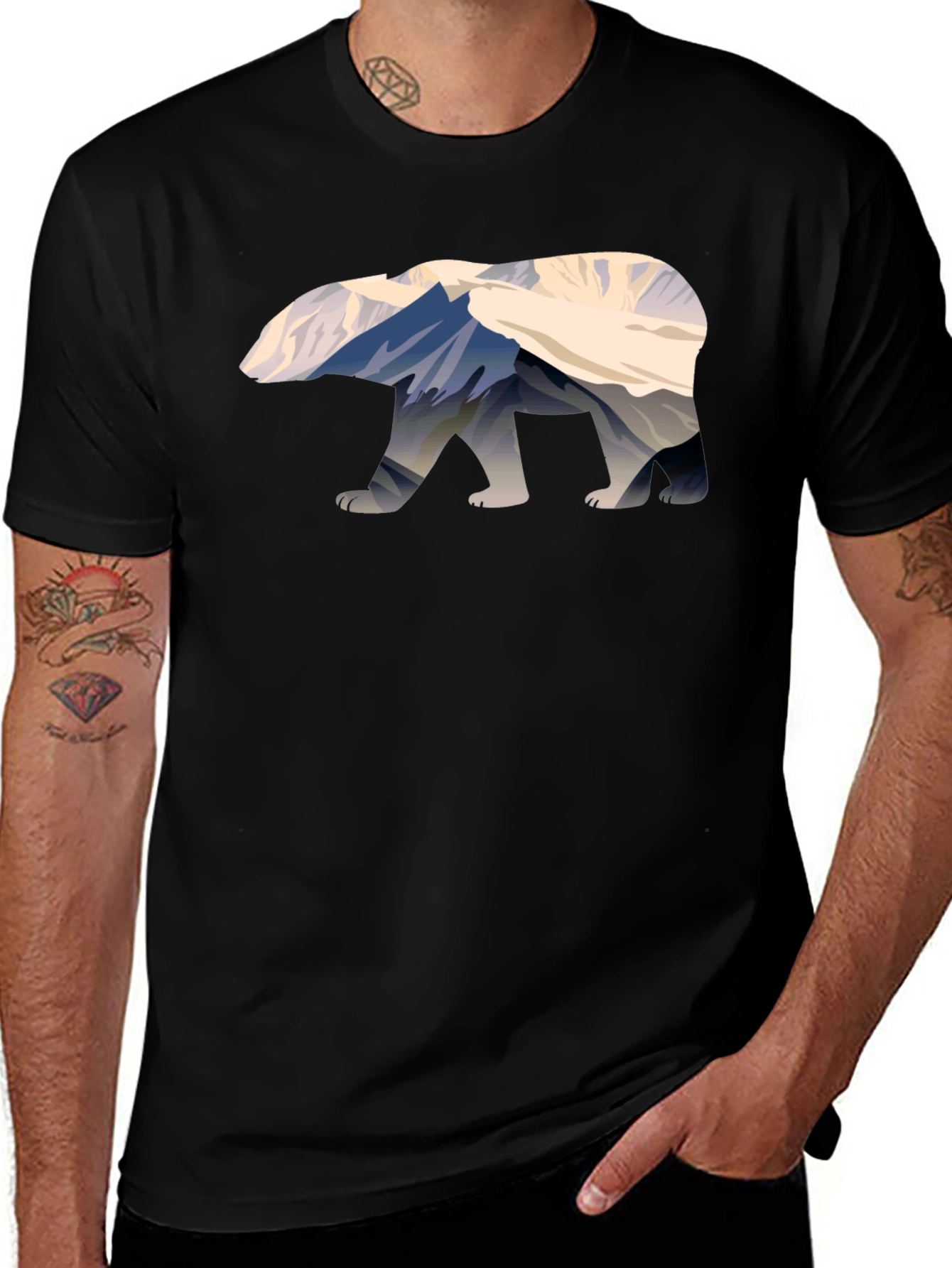 Variant 10 of Bear Mountain Graphic Tee - Nature Inspired Design