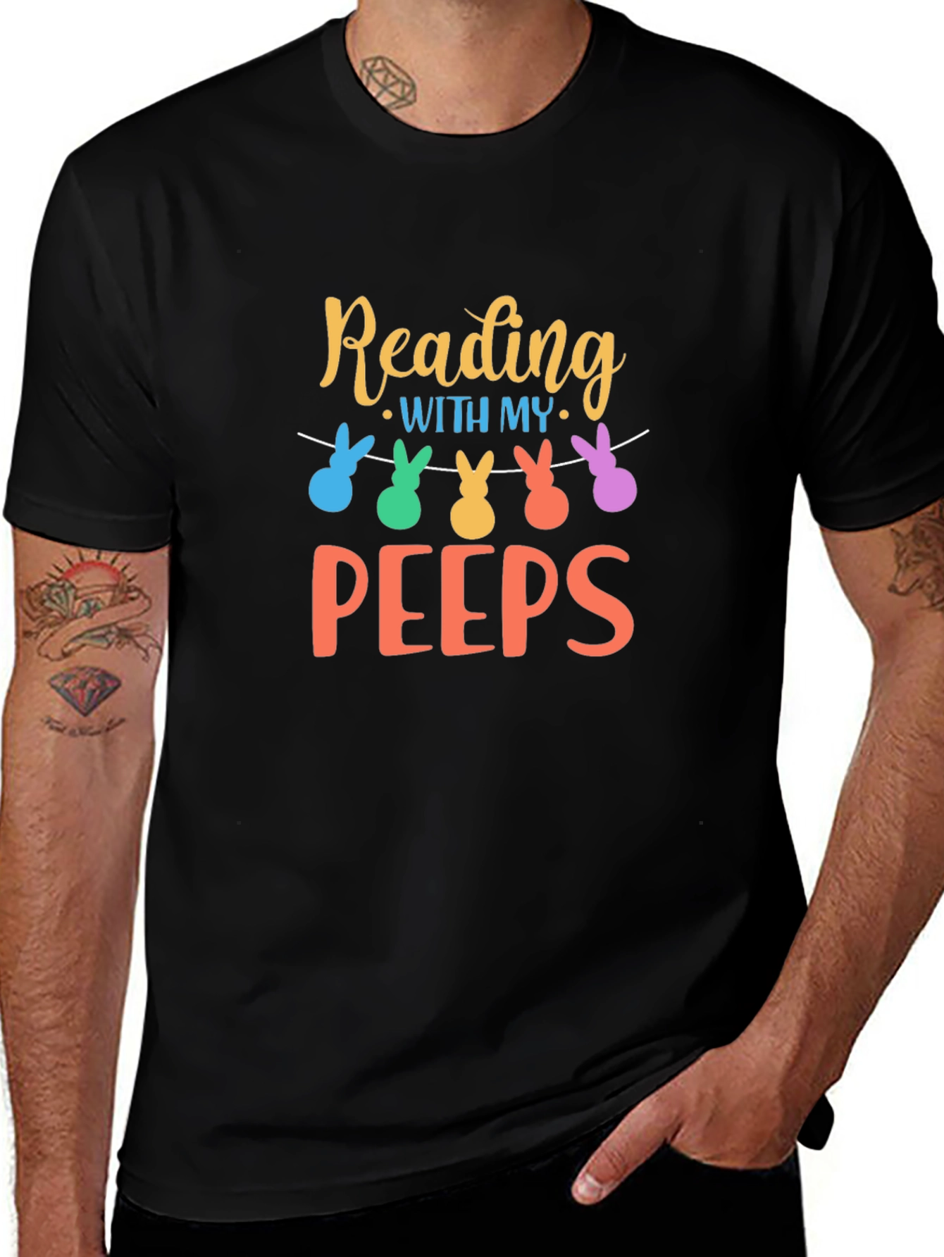 Reading with My Peeps Easter T-Shirt