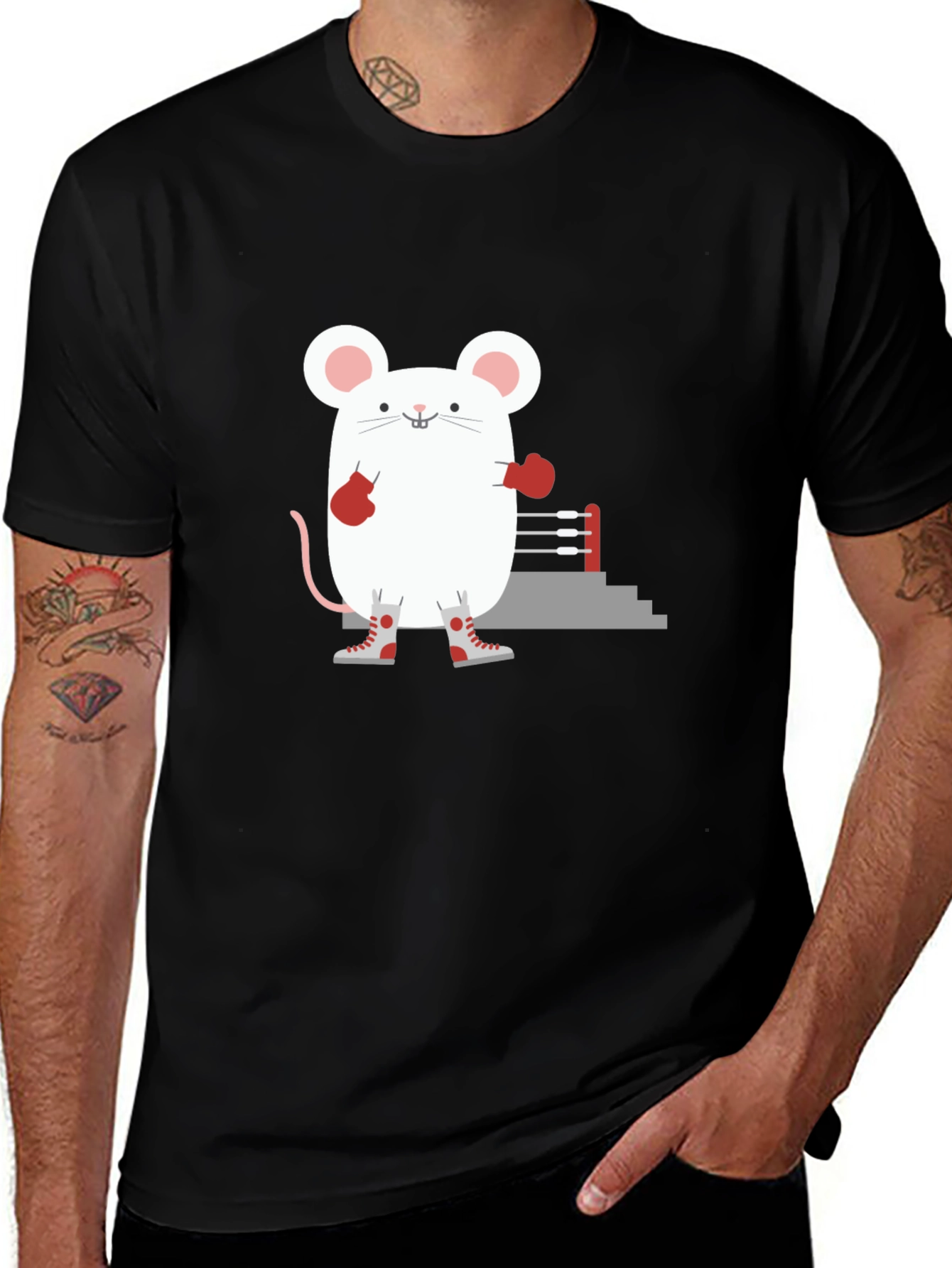 Variant 29 of Boxer Mouse Graphic T-Shirt