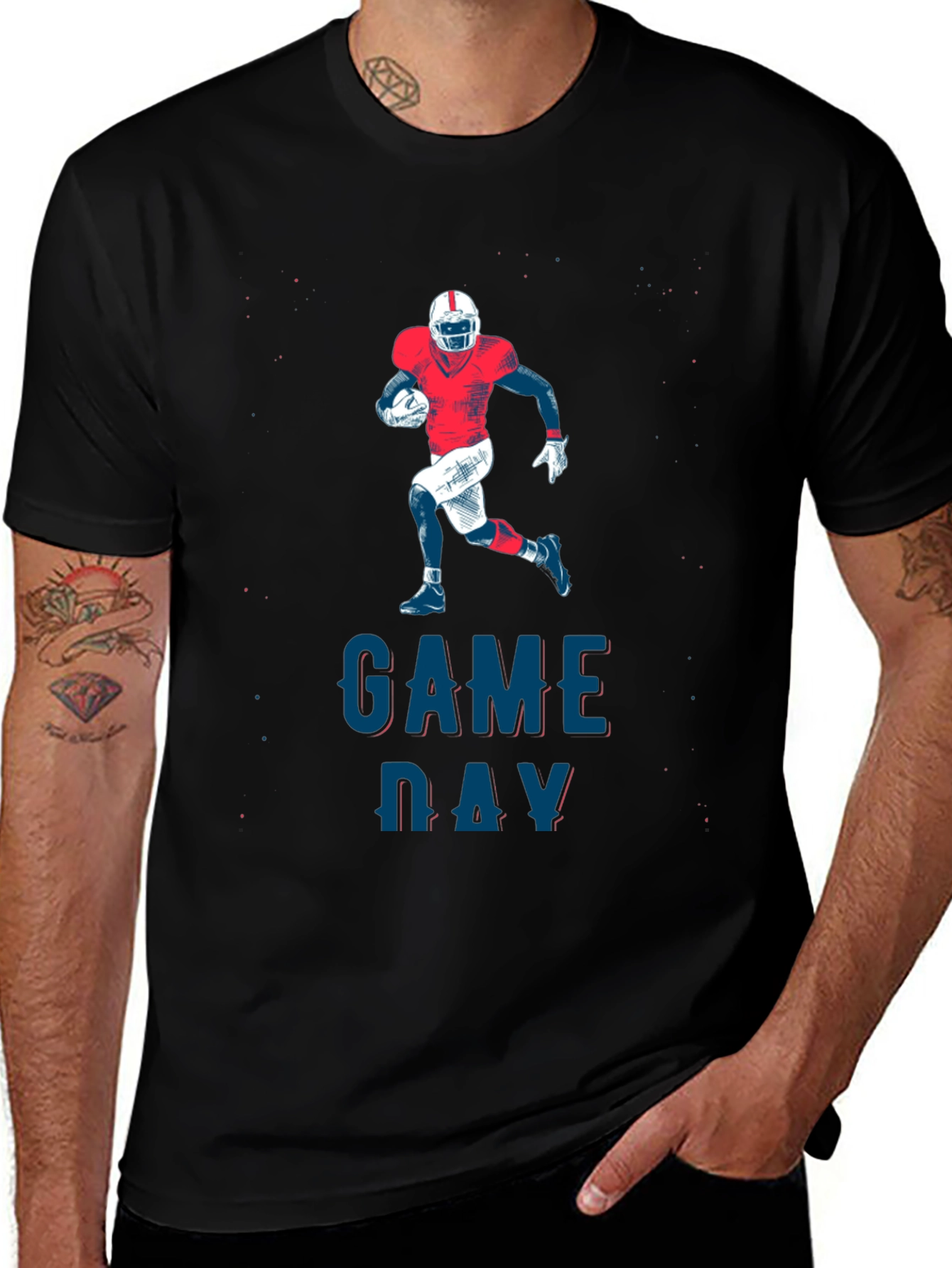 Variant 18 of Game Day Football Graphic T-Shirt