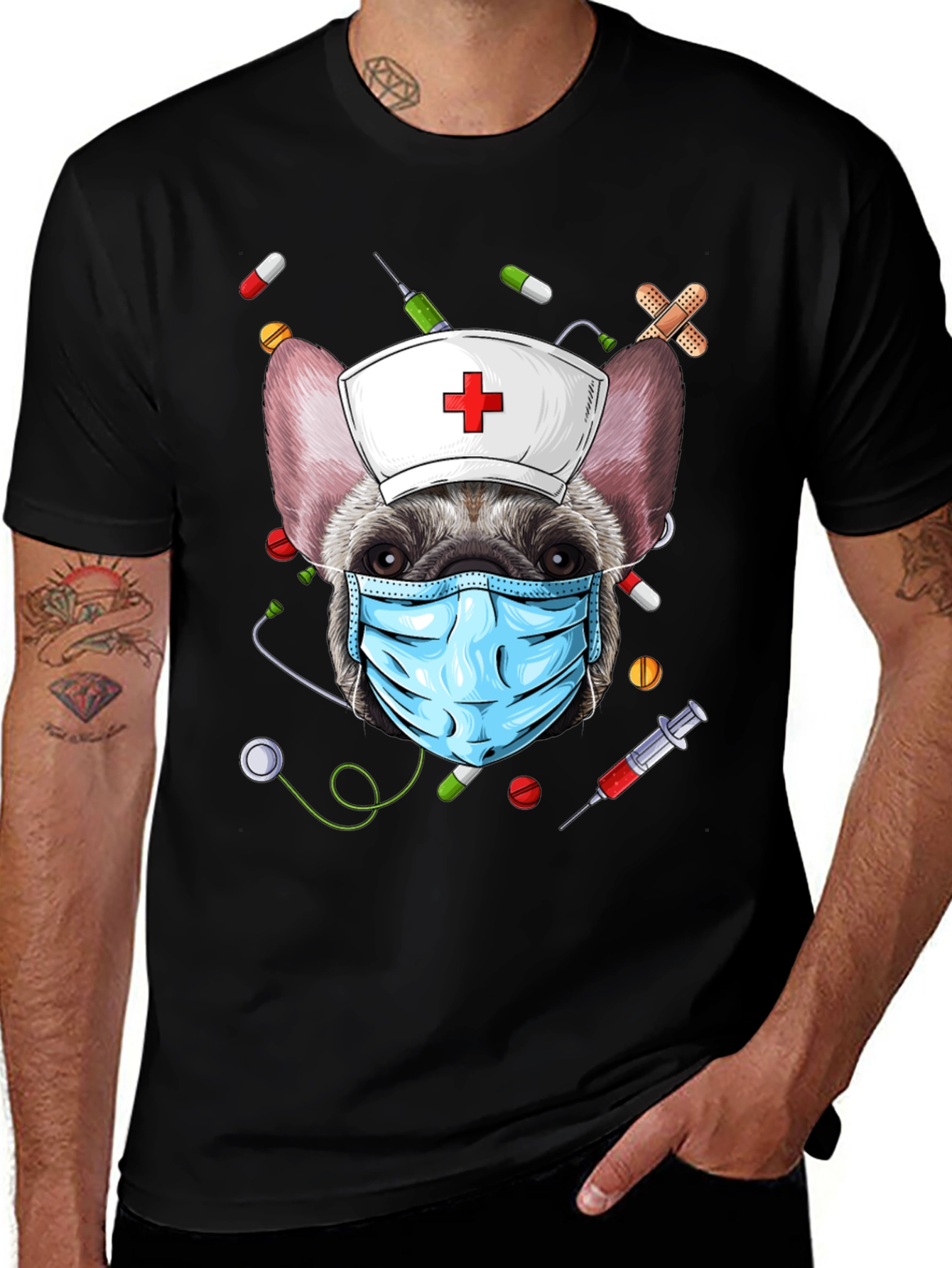 Variant 24 of Nurse Dog Graphic T-Shirt