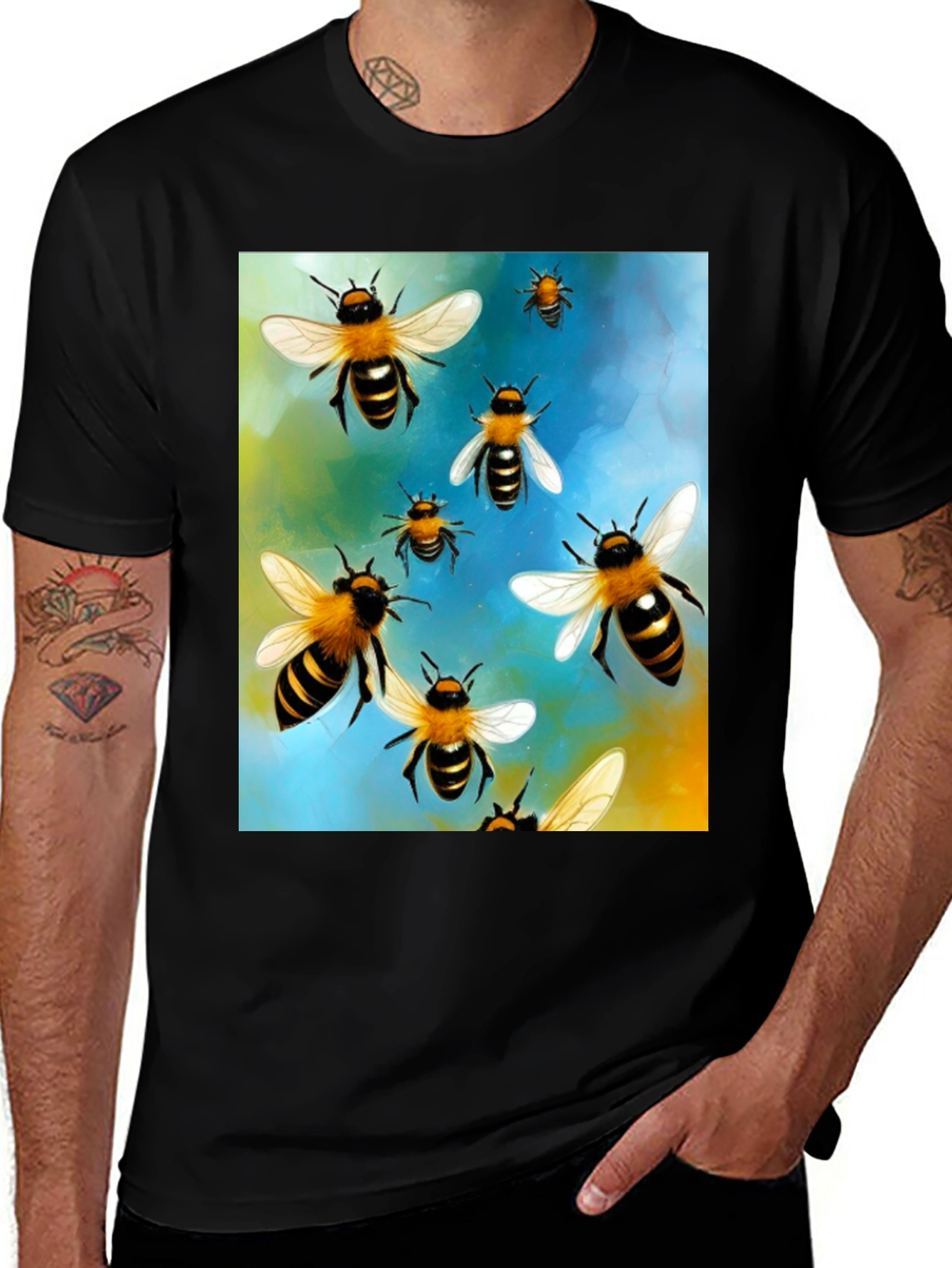Variant 12 of Bee Graphic T-Shirt