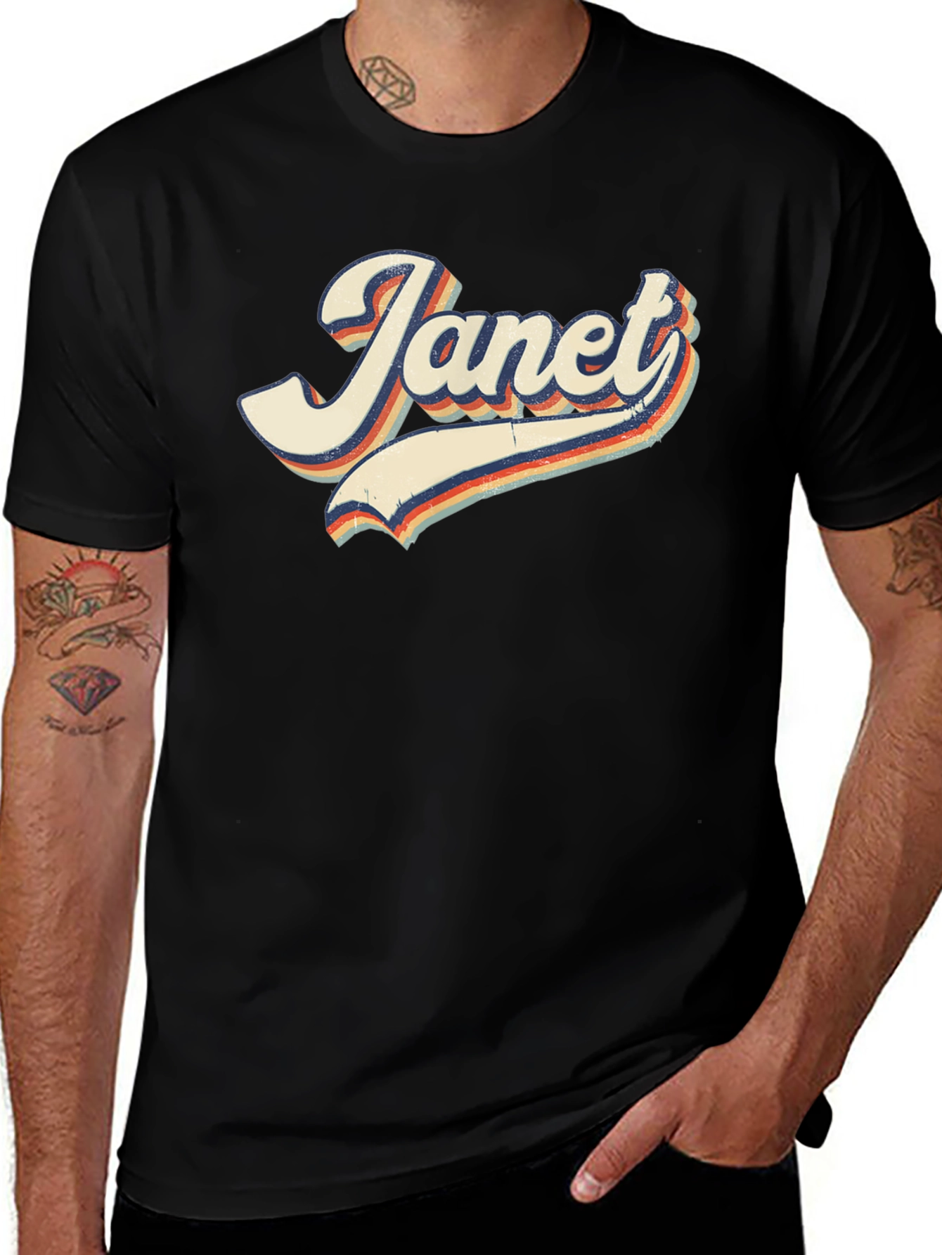 Vintage Janet T-Shirt - Retro Style