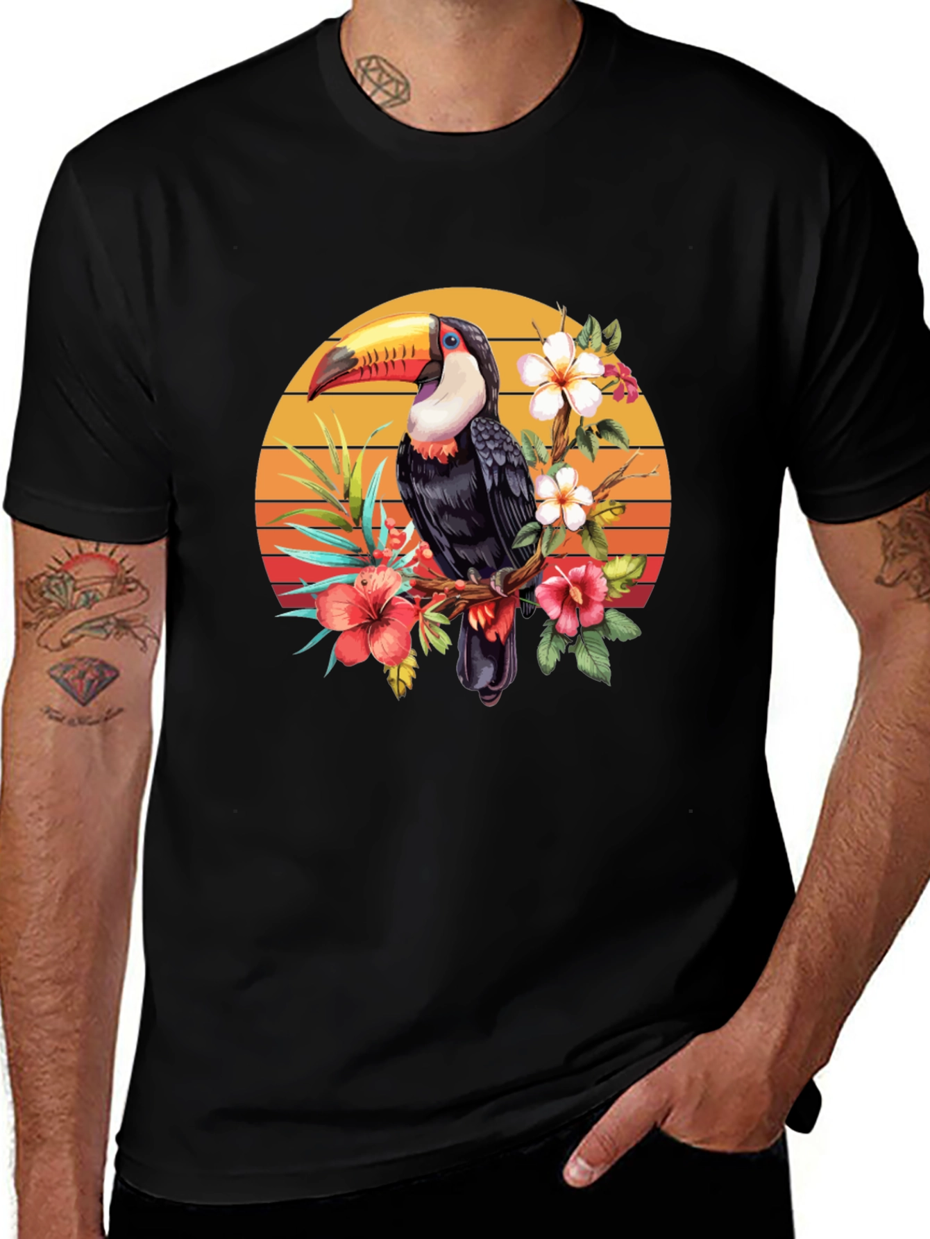 Variant 8 of Tropical Toucan Graphic T-Shirt