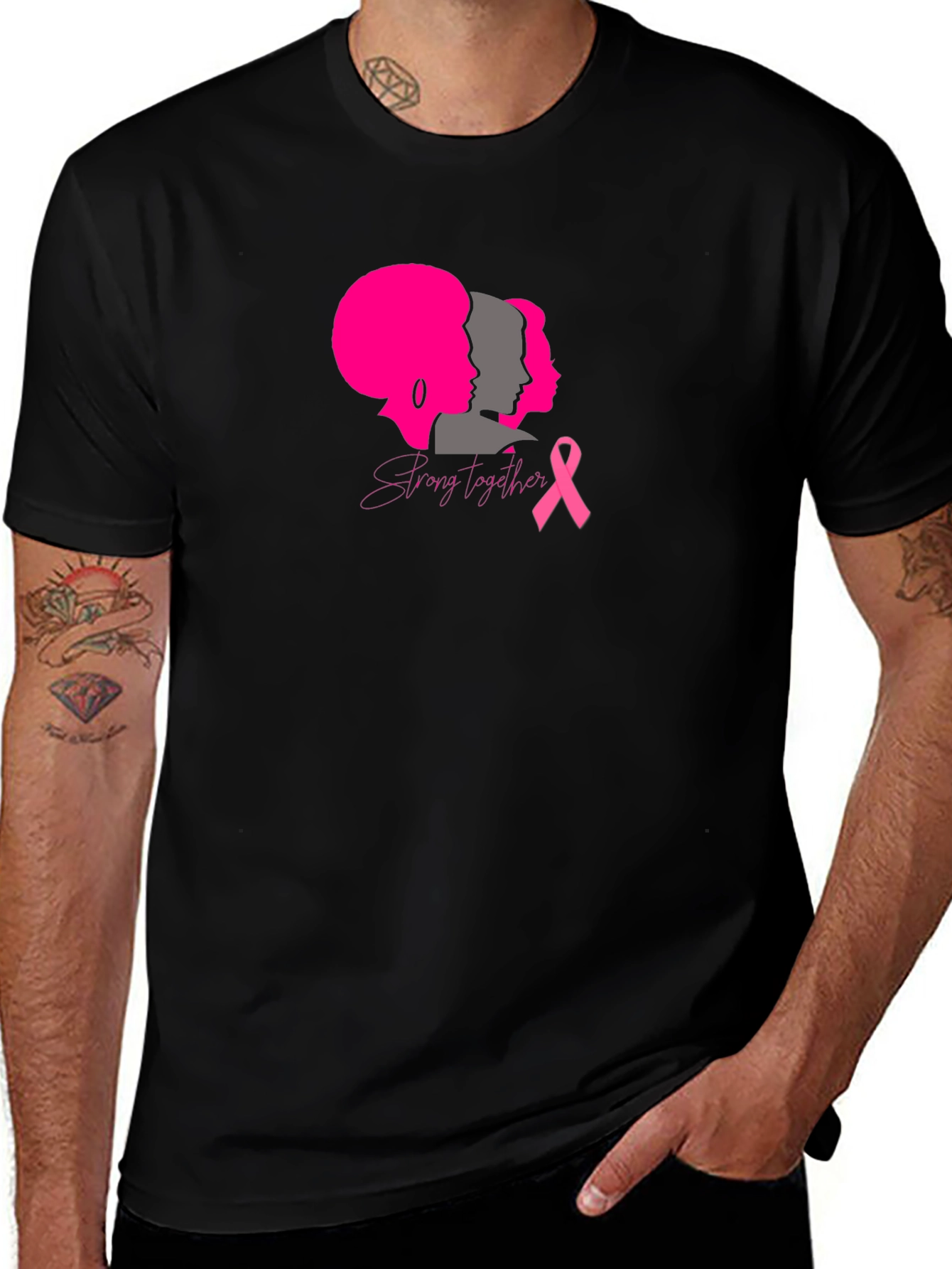 Variant 13 of Strong Together Breast Cancer Awareness T-Shirt