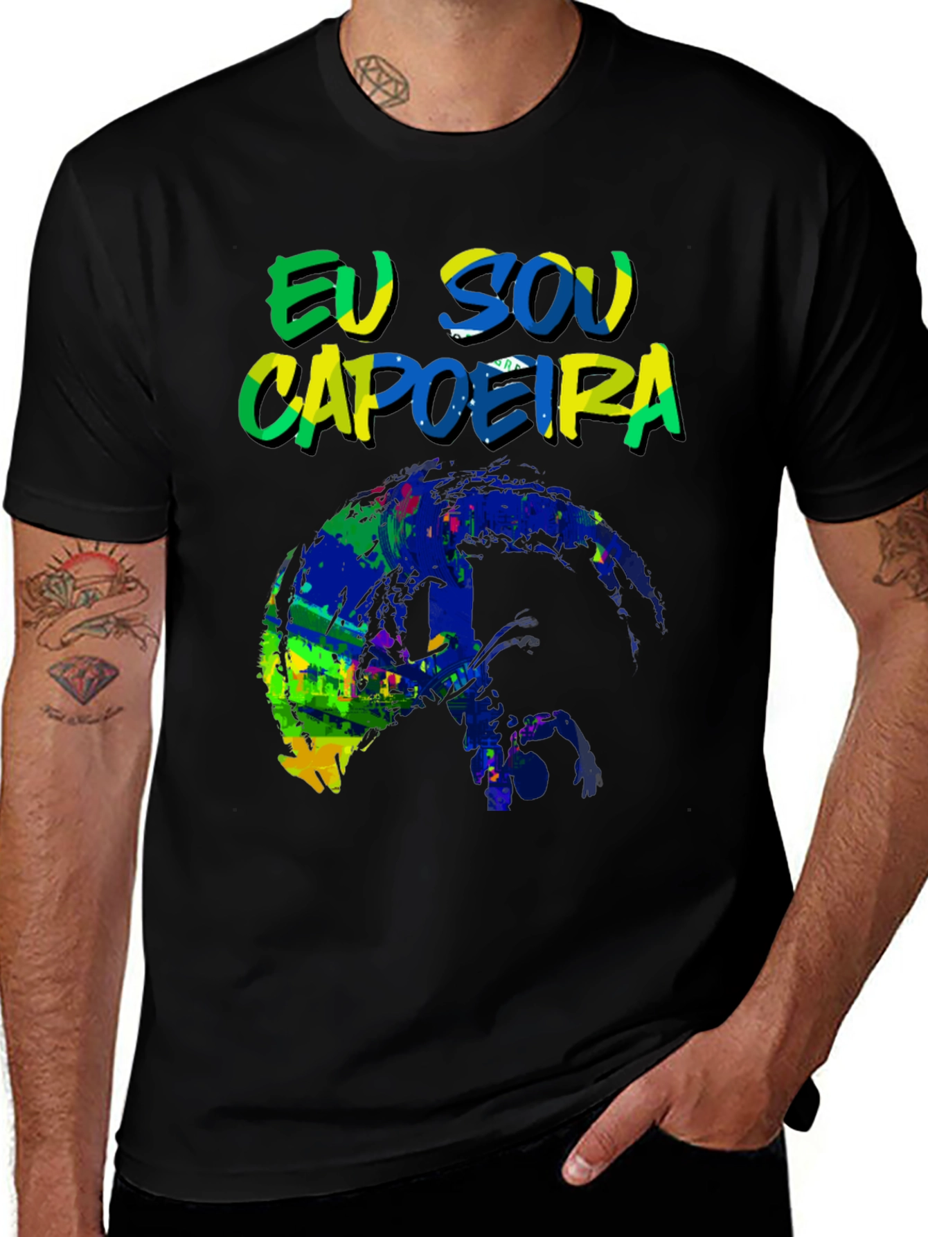 Eu Sou Capoeira Graphic T-Shirt
