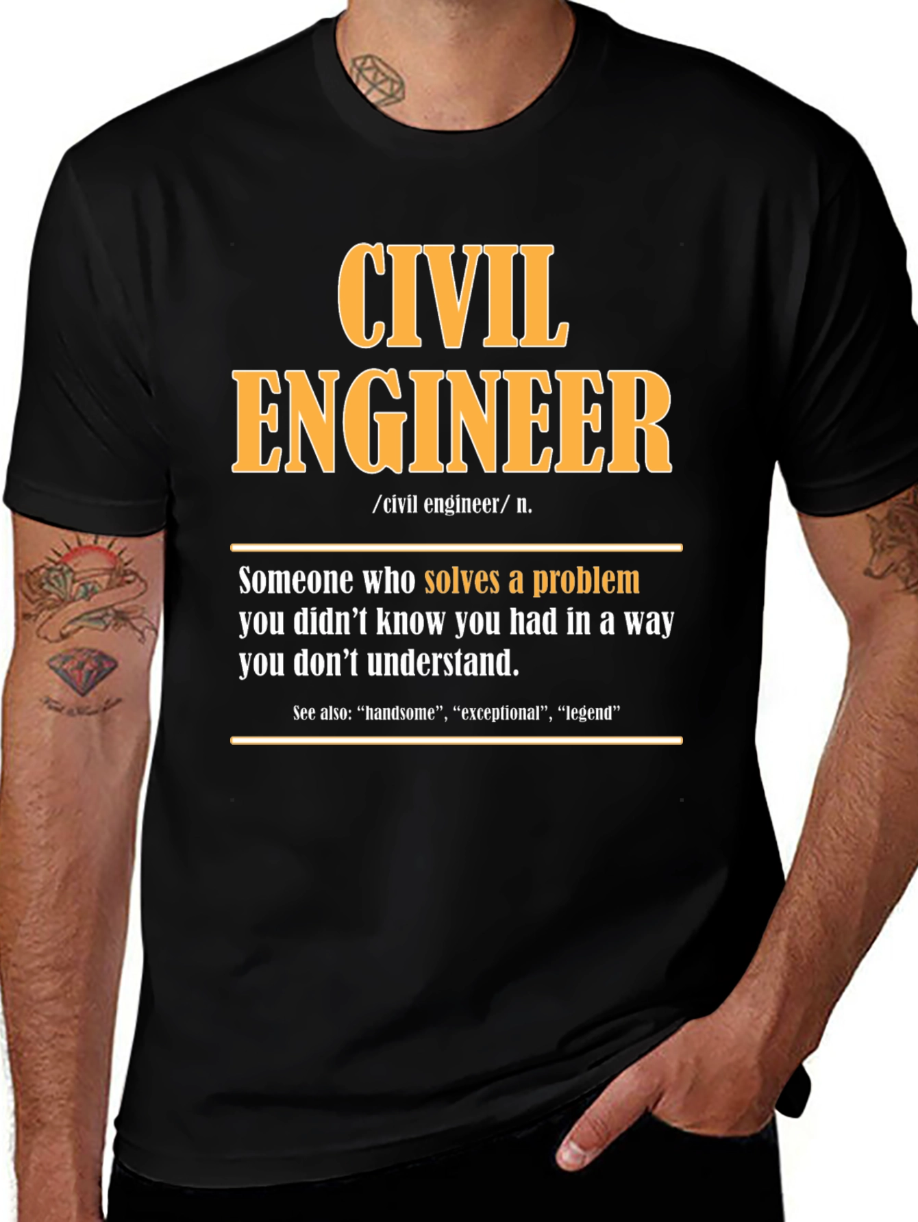 Civil Engineer Definition T-Shirt