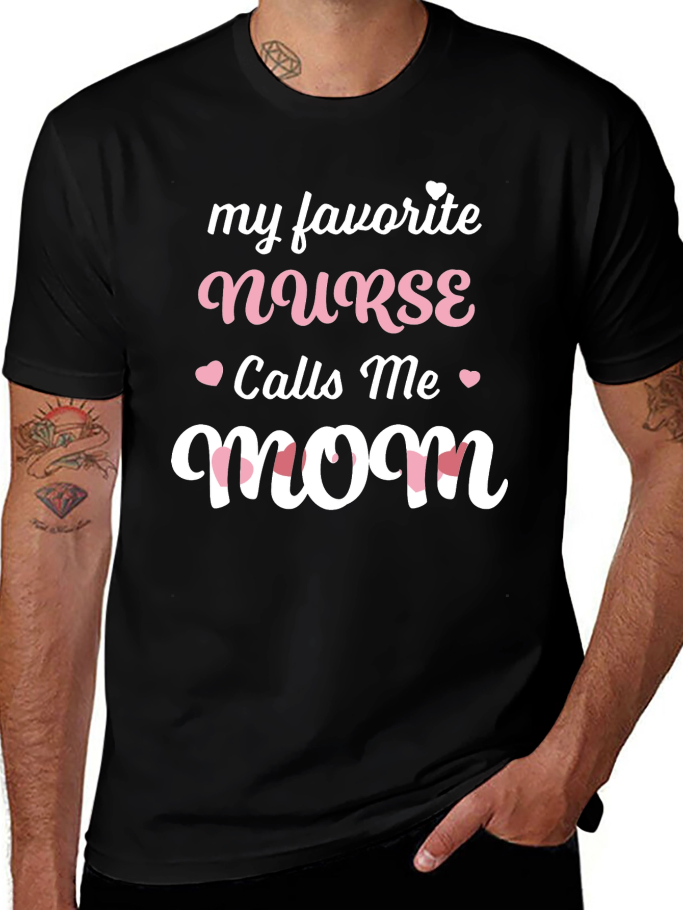 Variant 26 of My Favorite Nurse Calls Me Mom T-Shirt