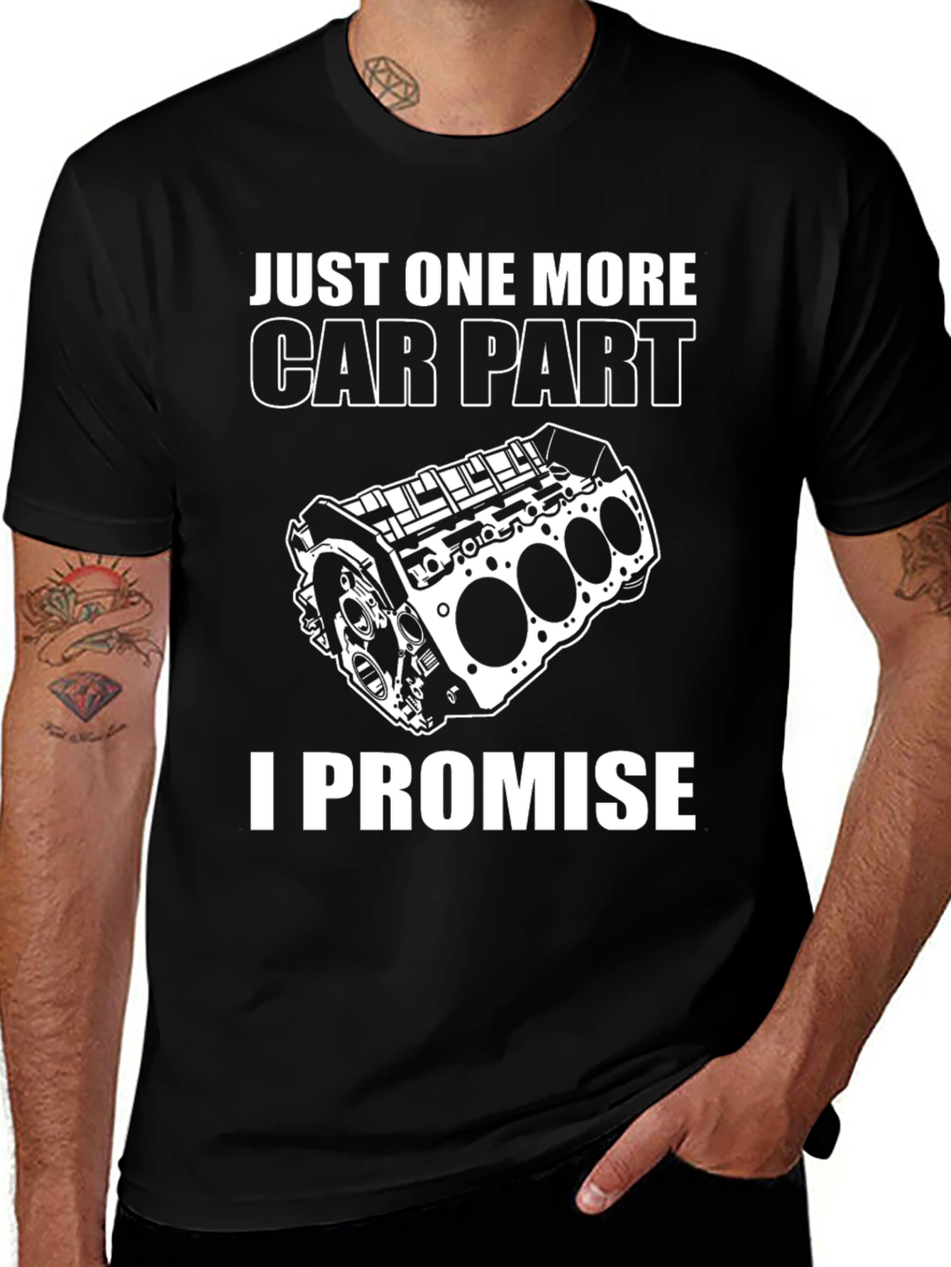 Just One More Car Part T-Shirt - Automotive Enthusiast Tee