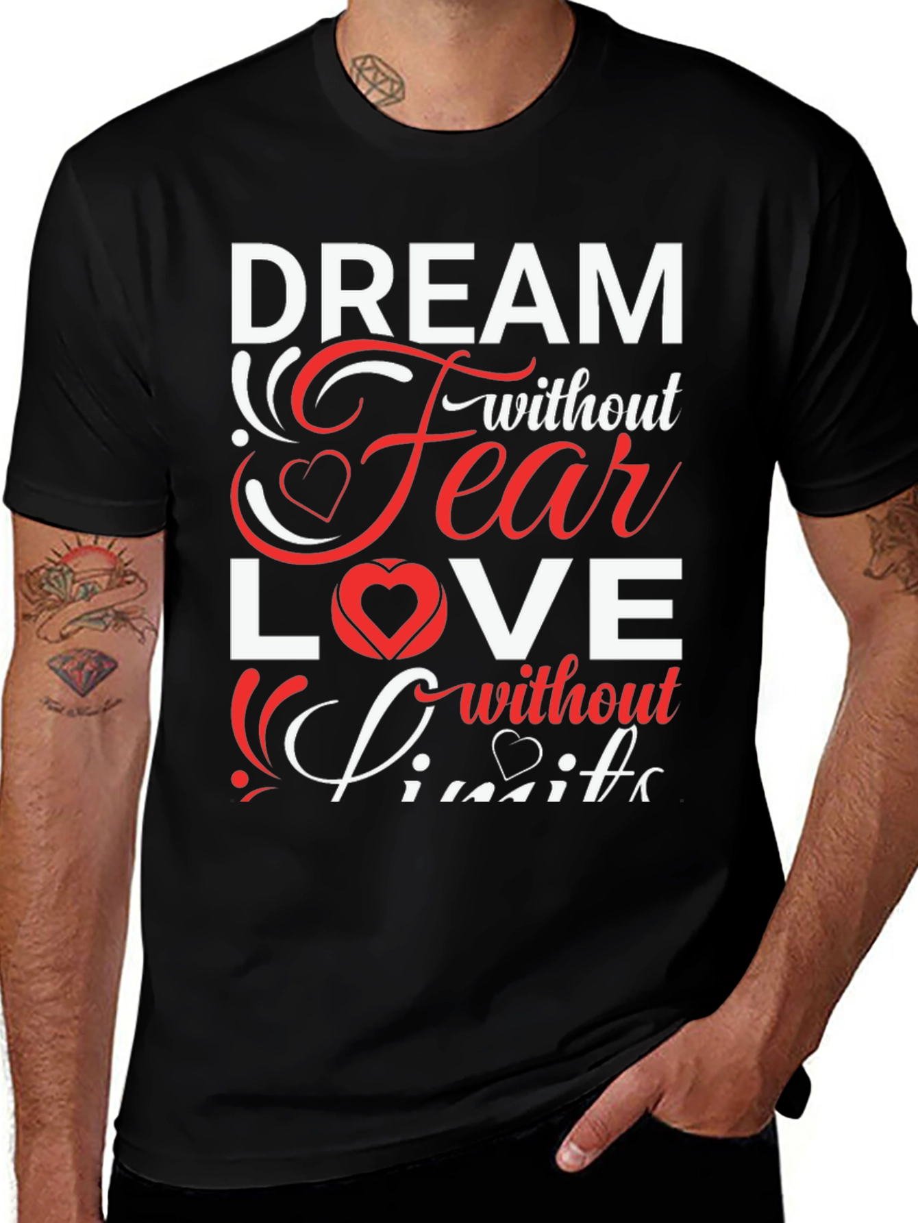 Variant 7 of Dream Without Fear Graphic Tee