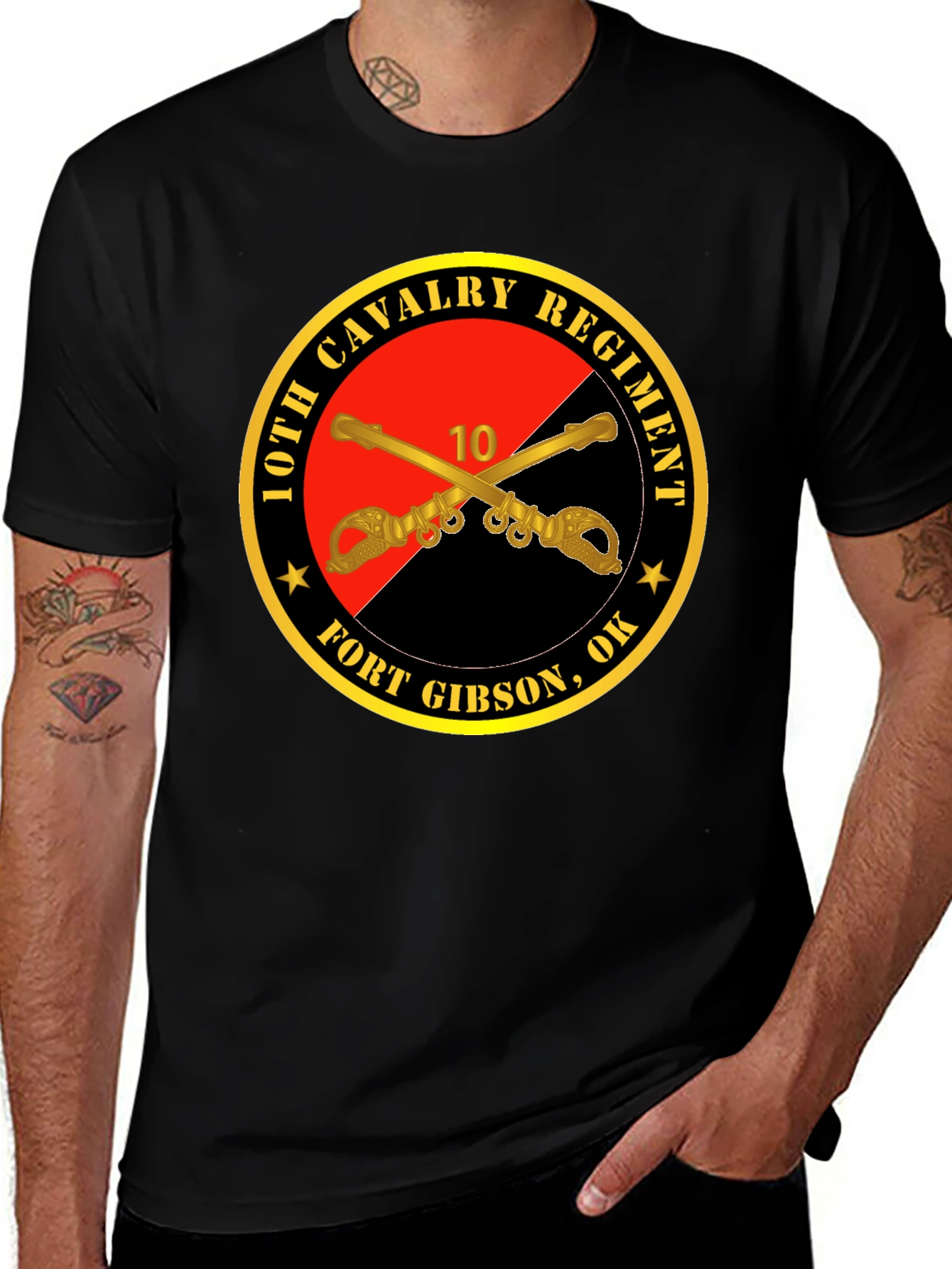 10th Cavalry Regiment T-Shirt - Fort Gibson OK