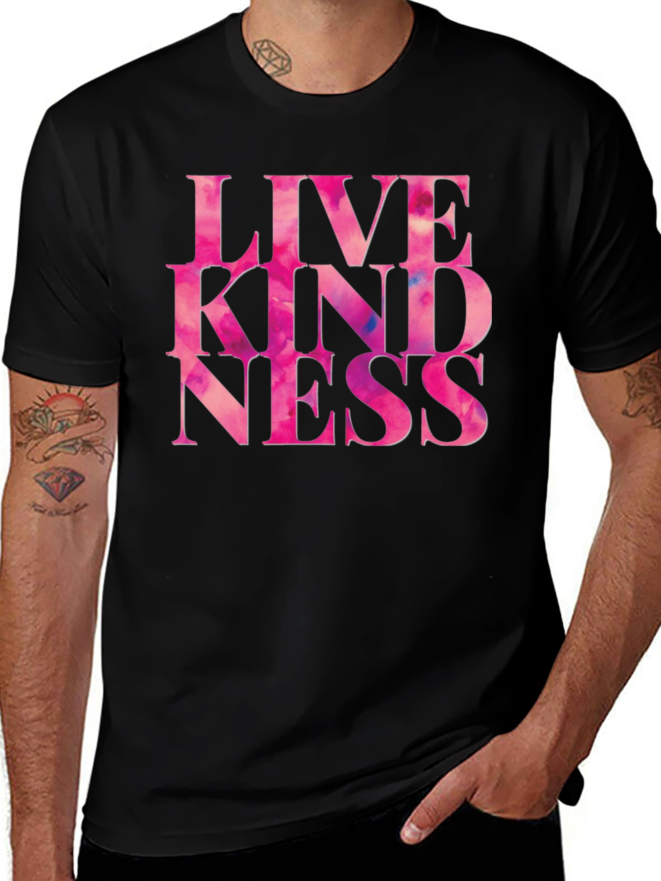 Variant 28 of Live Kindness T-Shirt - Stylish Graphic Tee