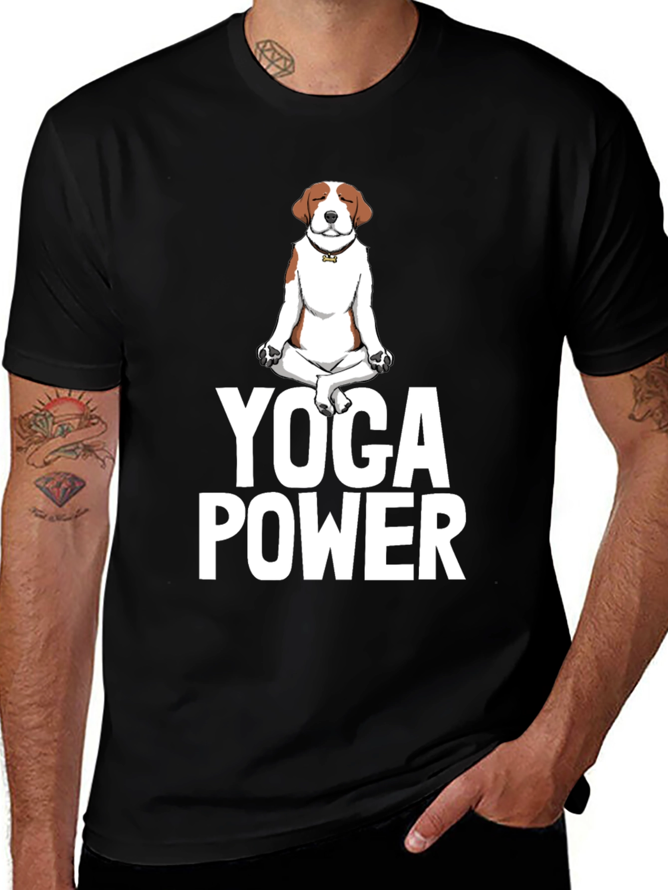 Variant 5 of Yoga Dog Power T-Shirt