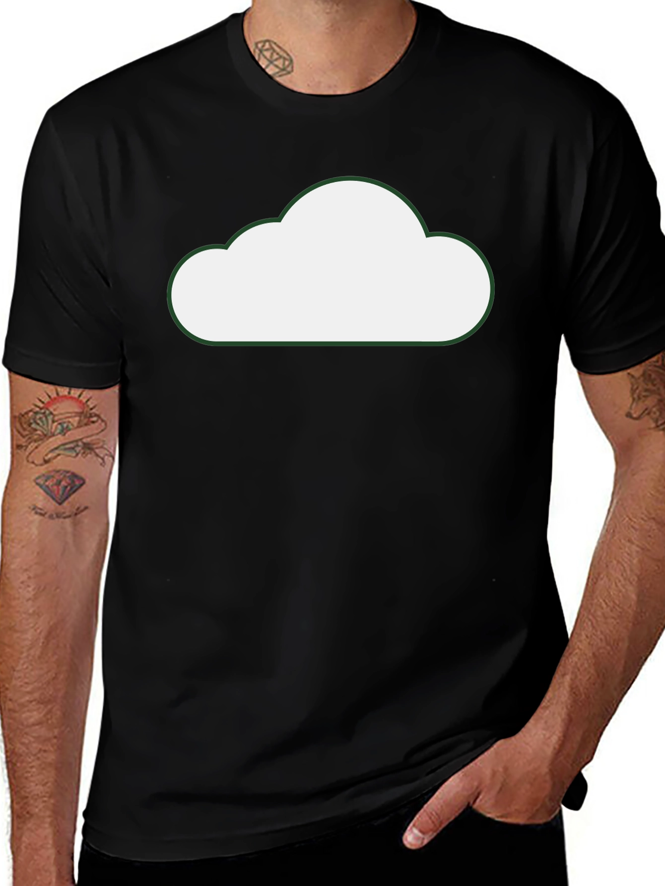 Cloud Graphic T-Shirt - Soft Cotton Tee