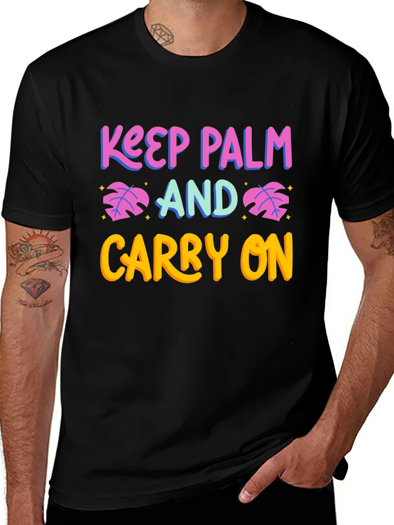 Variant 15 of Keep Palm and Carry On T-Shirt