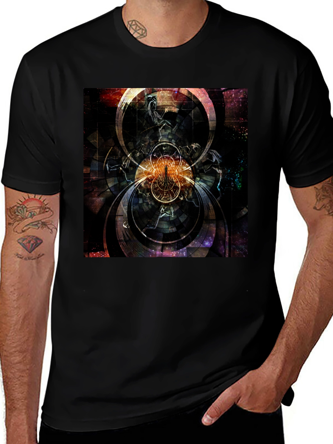 Variant 29 of Abstract Time T-Shirt - Surreal Design