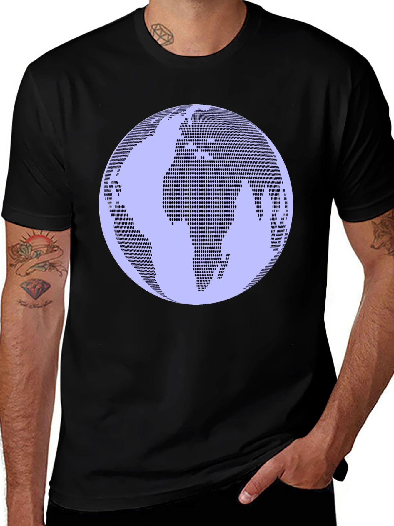Variant 23 of Earth Graphic Tee - Global Design